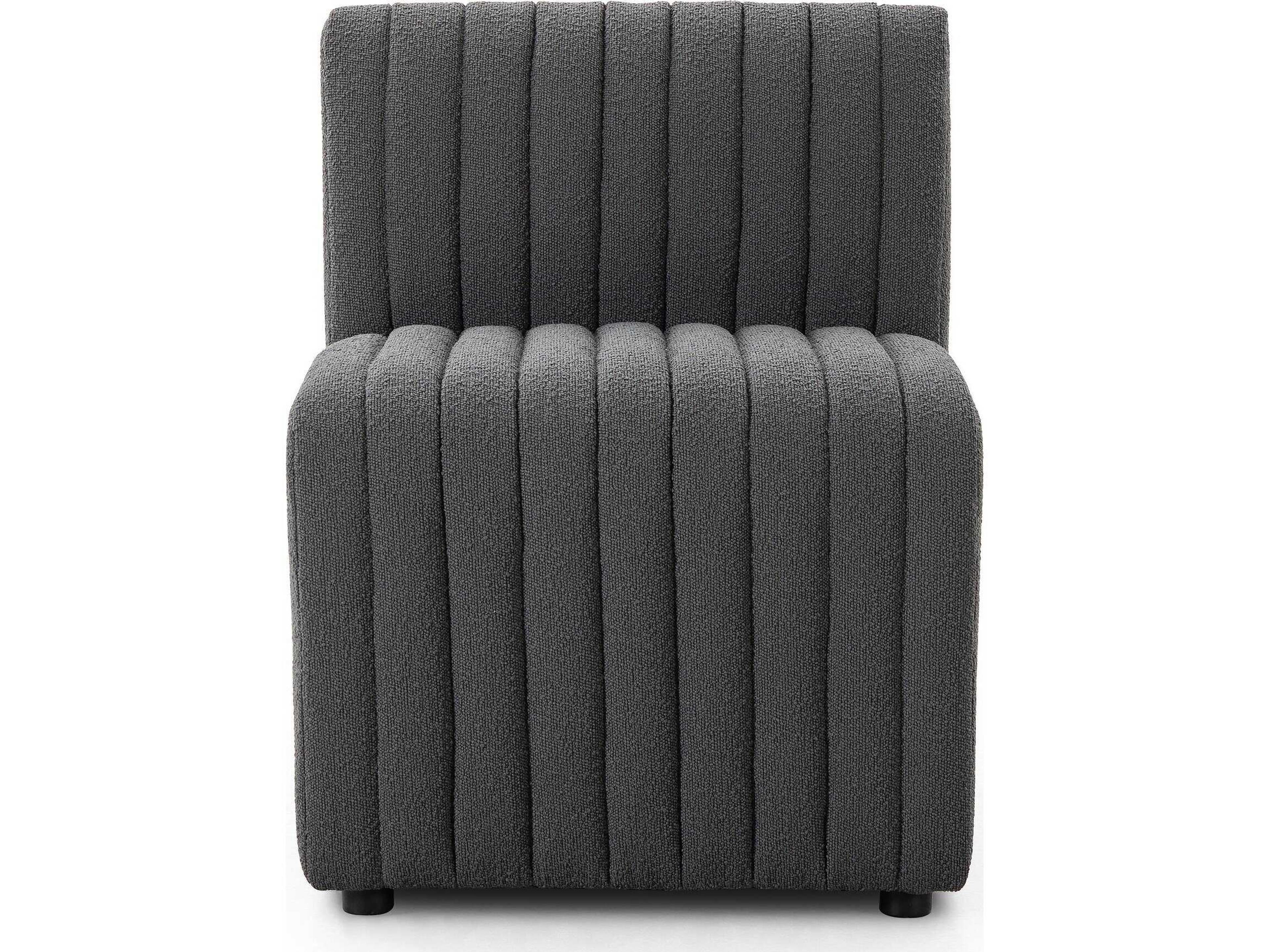 Four Hands Grayson Augustine Black Upholstered Side Dining Chair