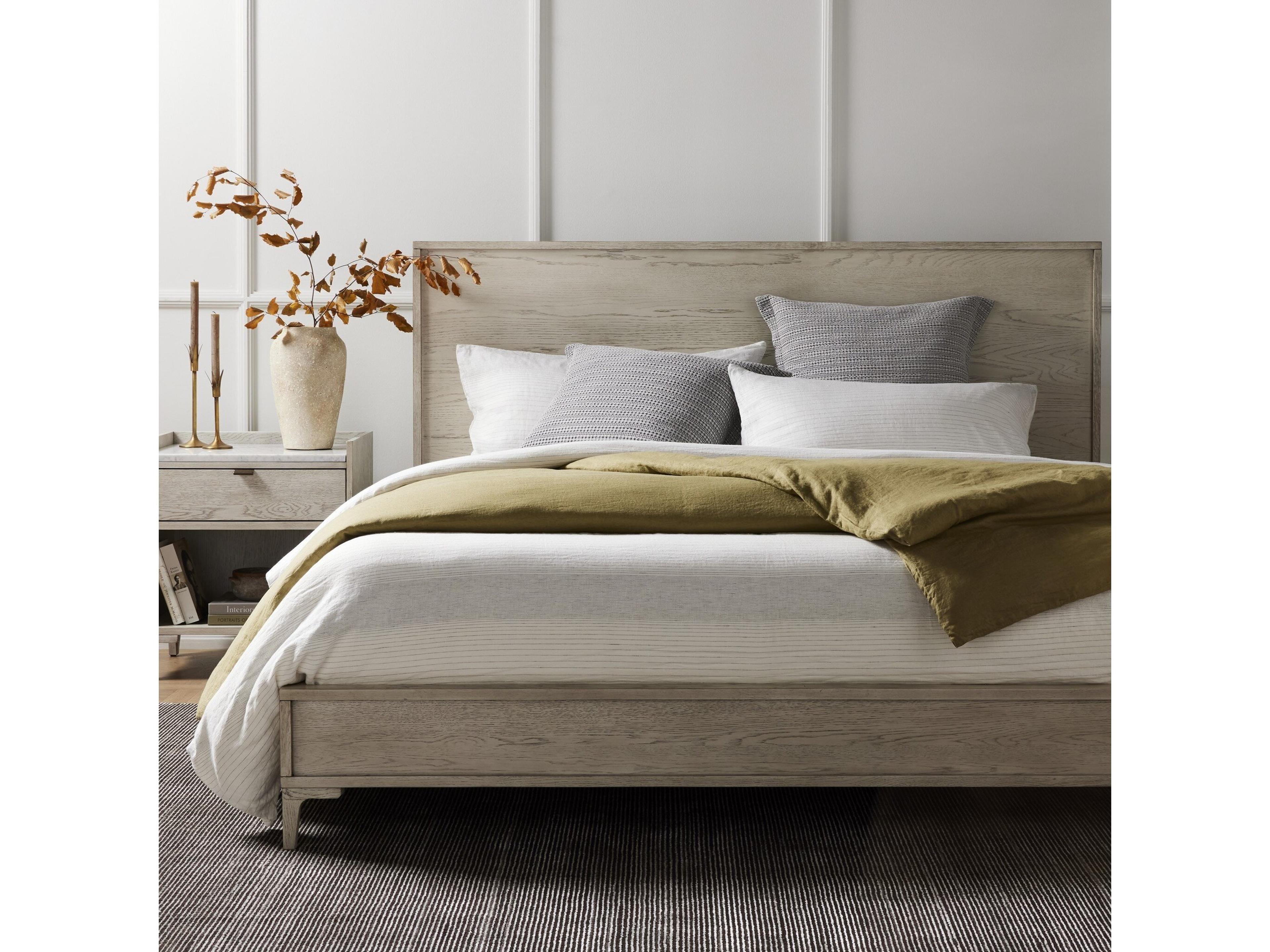 Four Hands Haiden Viggo White Oak Wood Queen Platform Bed