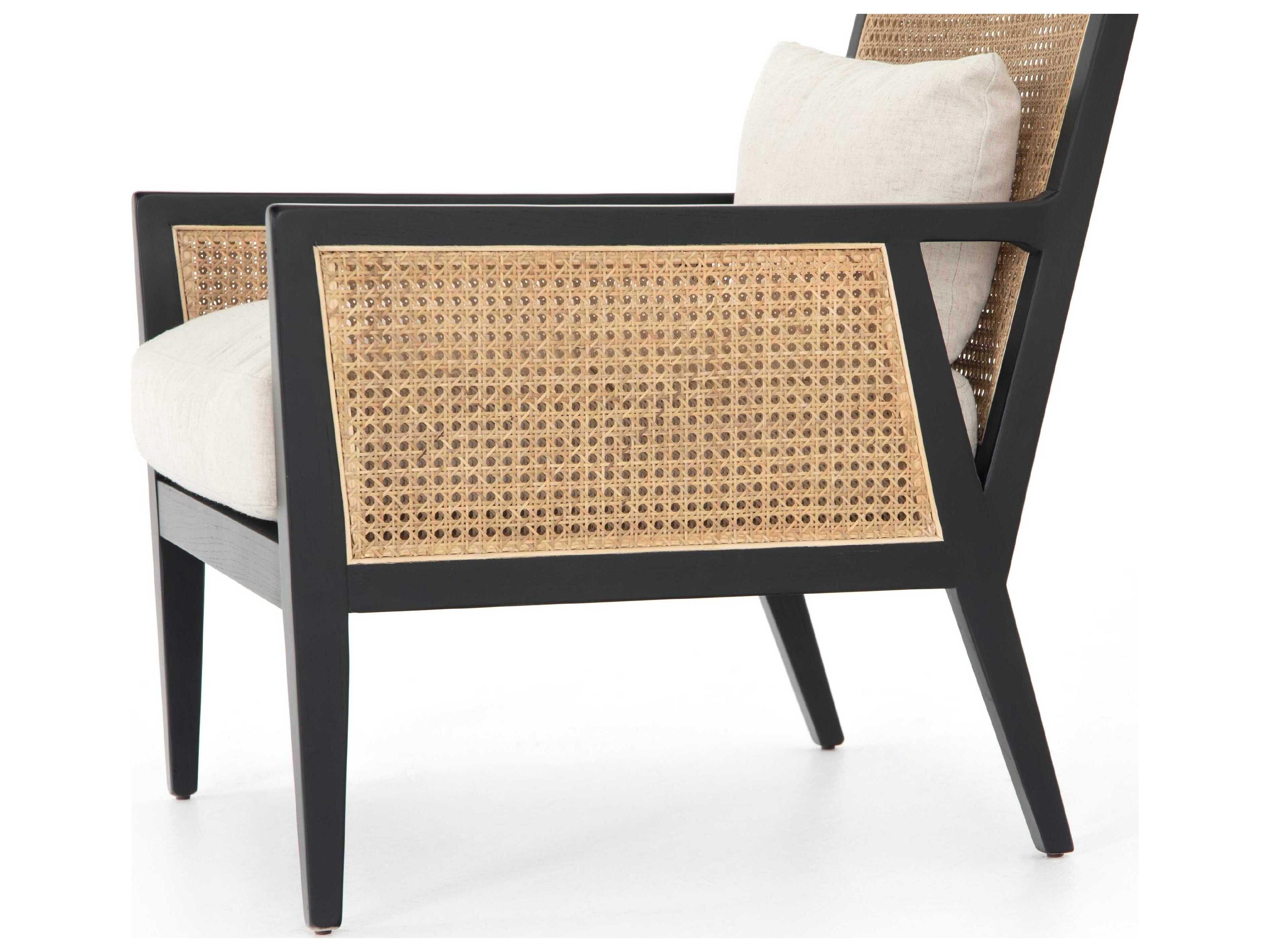 Luxecor Globetrotter Antonia Black Fabric Accent Chair