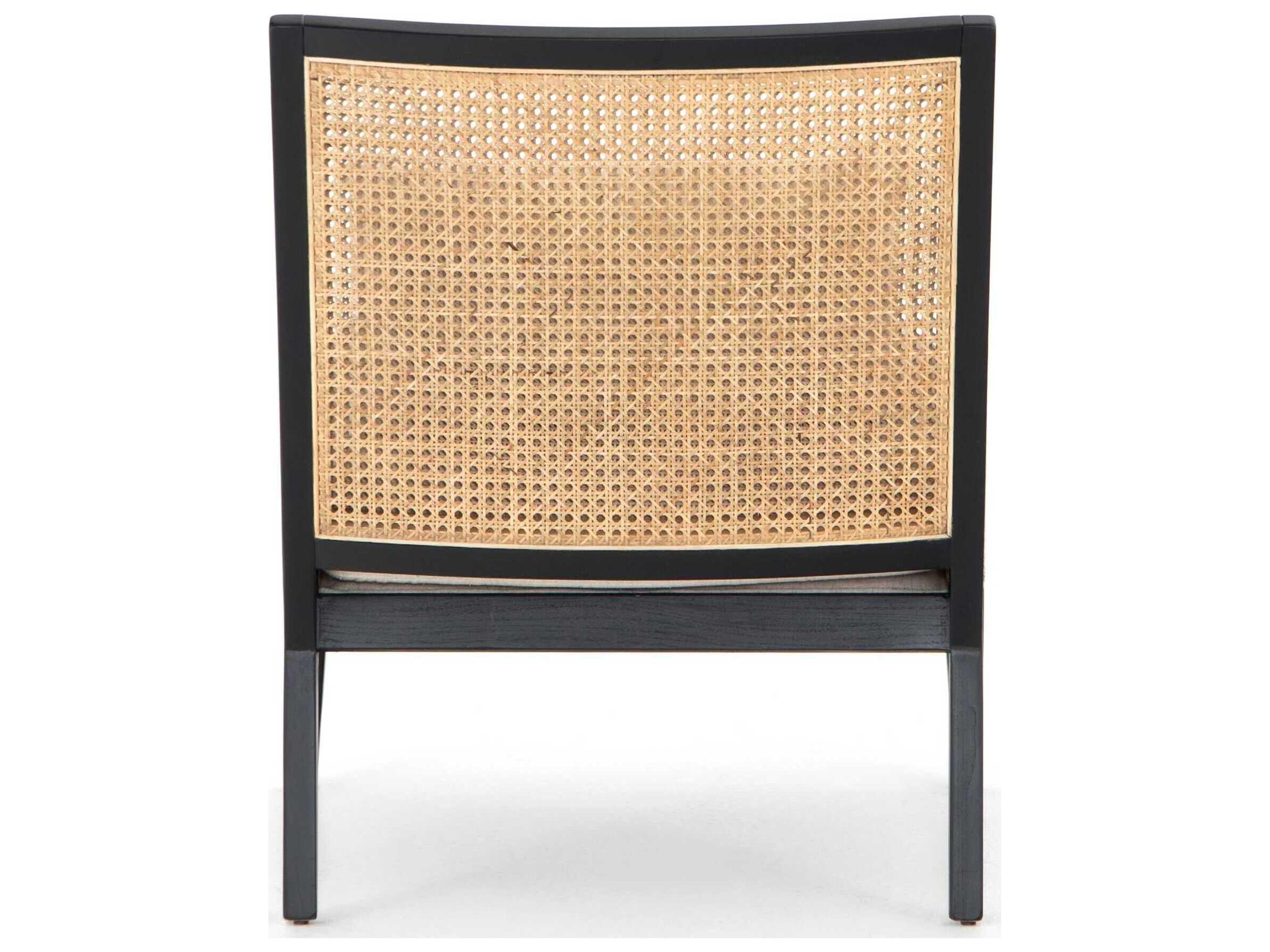 Luxecor Globetrotter Antonia Black Fabric Accent Chair