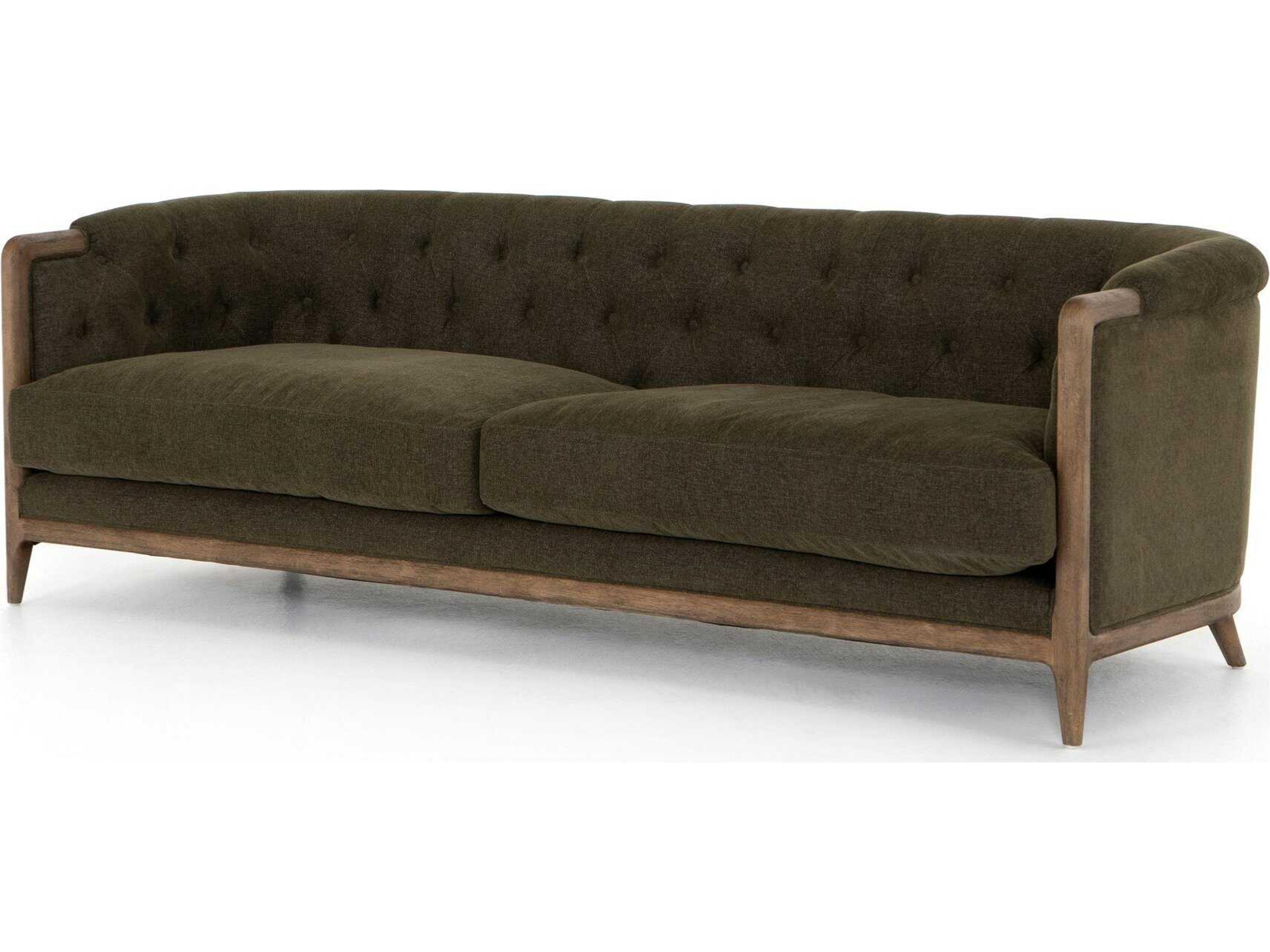 Ellsworth Sofa in Sutton Olive Performance Fabric