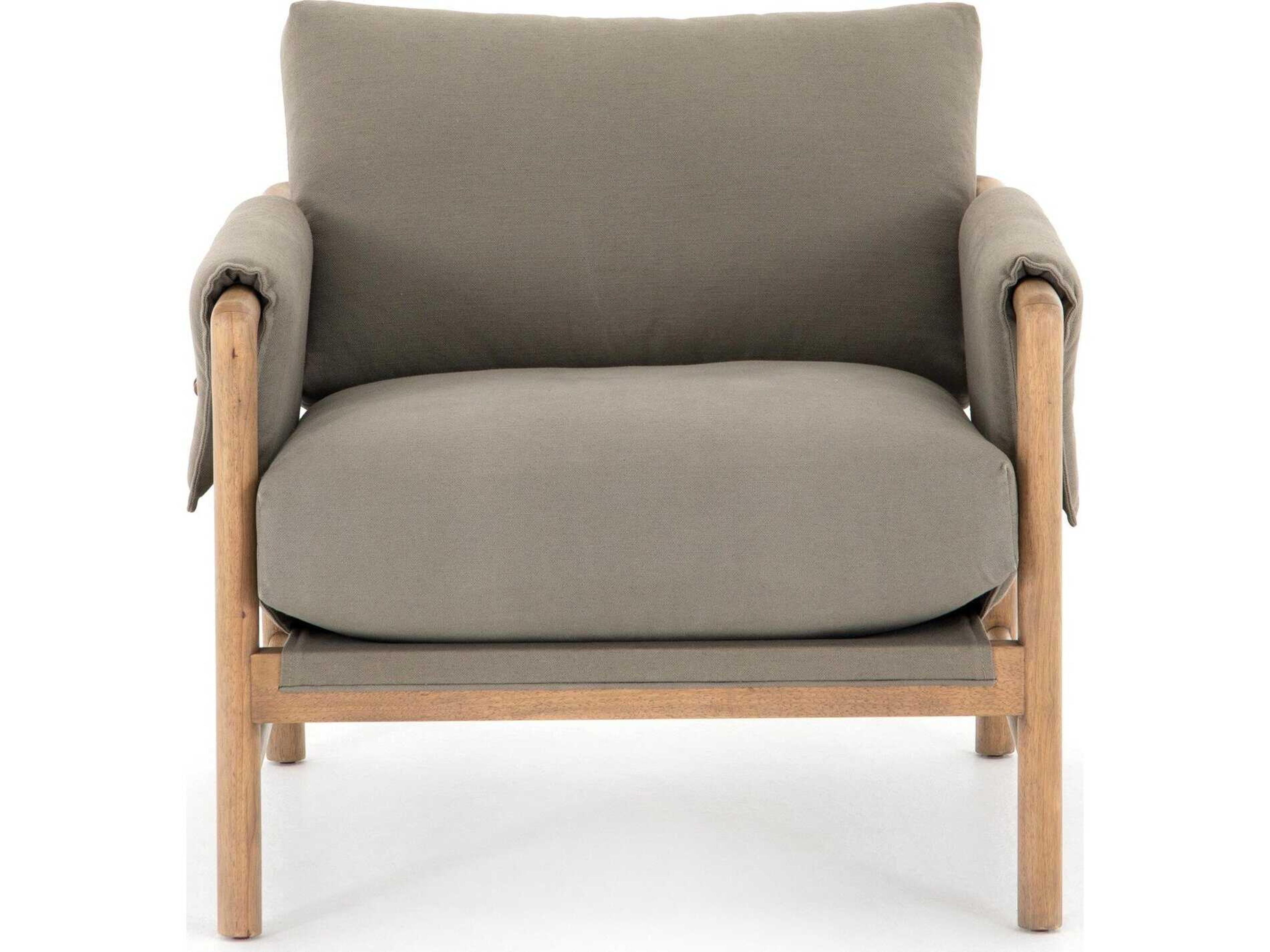 Four Hands Belfast Harrison Green Fabric Accent Chair