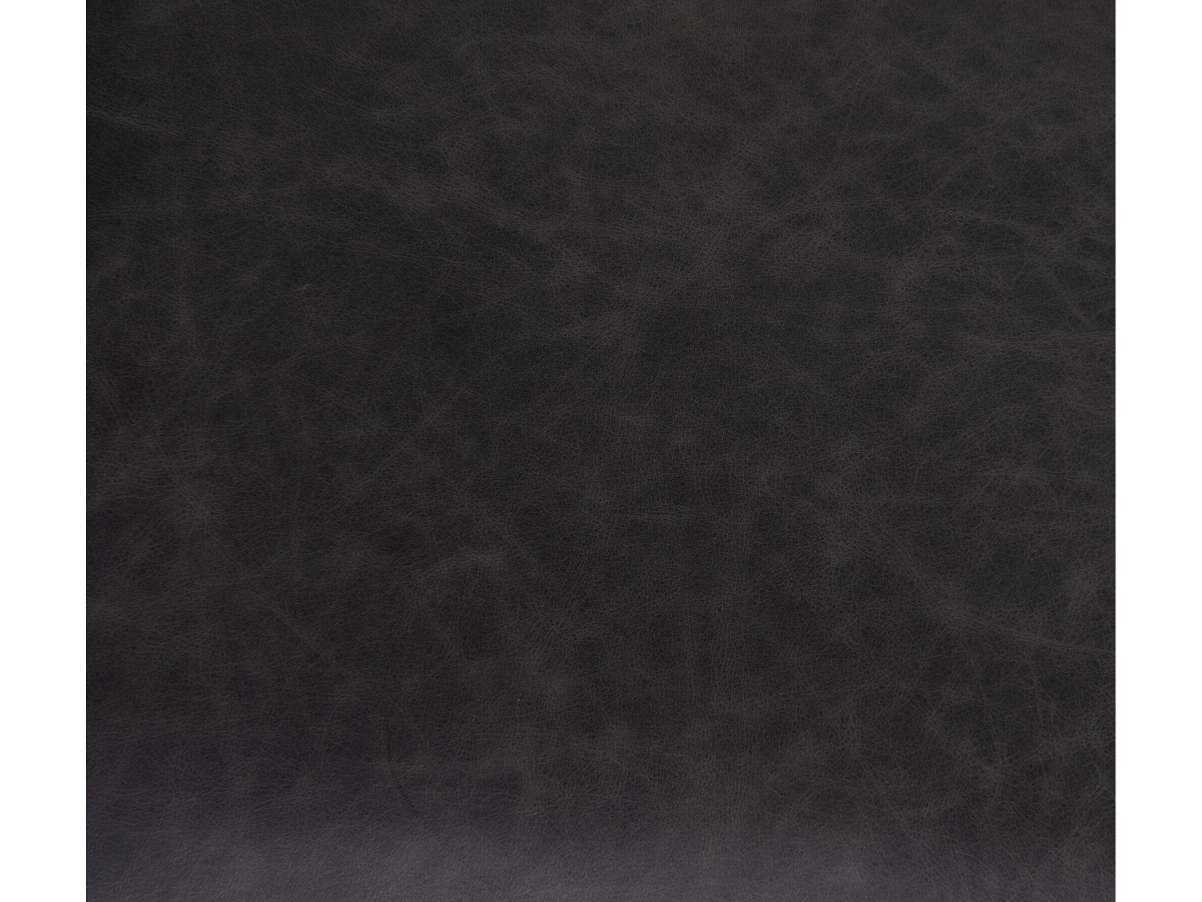 Four Hands Kensington Klein Leather Black Upholstered Side Dining Chair