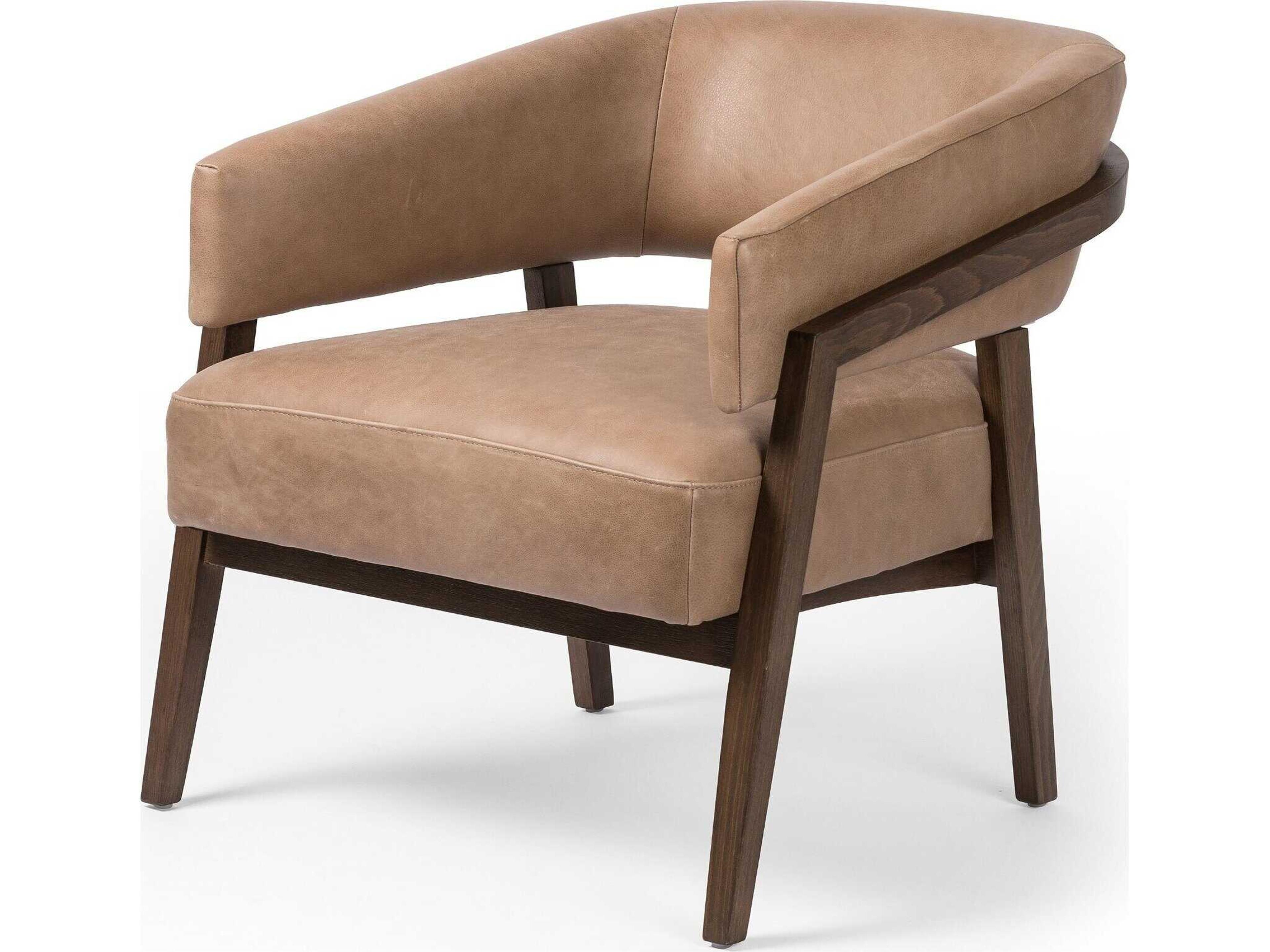 Four Hands Townsend Dexter Palermo Drift Leather Accent Chair