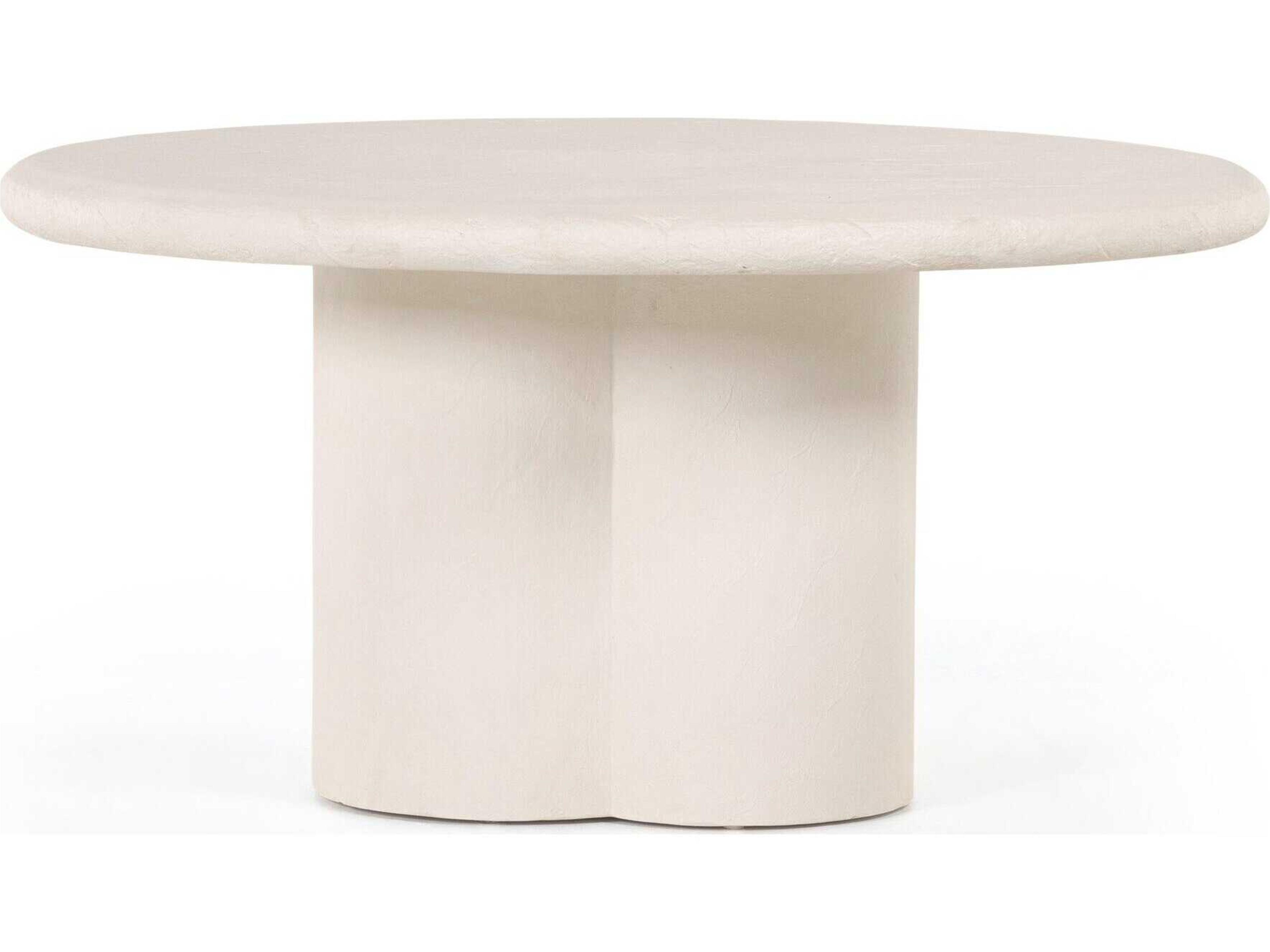Four Hands Constantine Grano Plaster Molded Concrete Dining Table