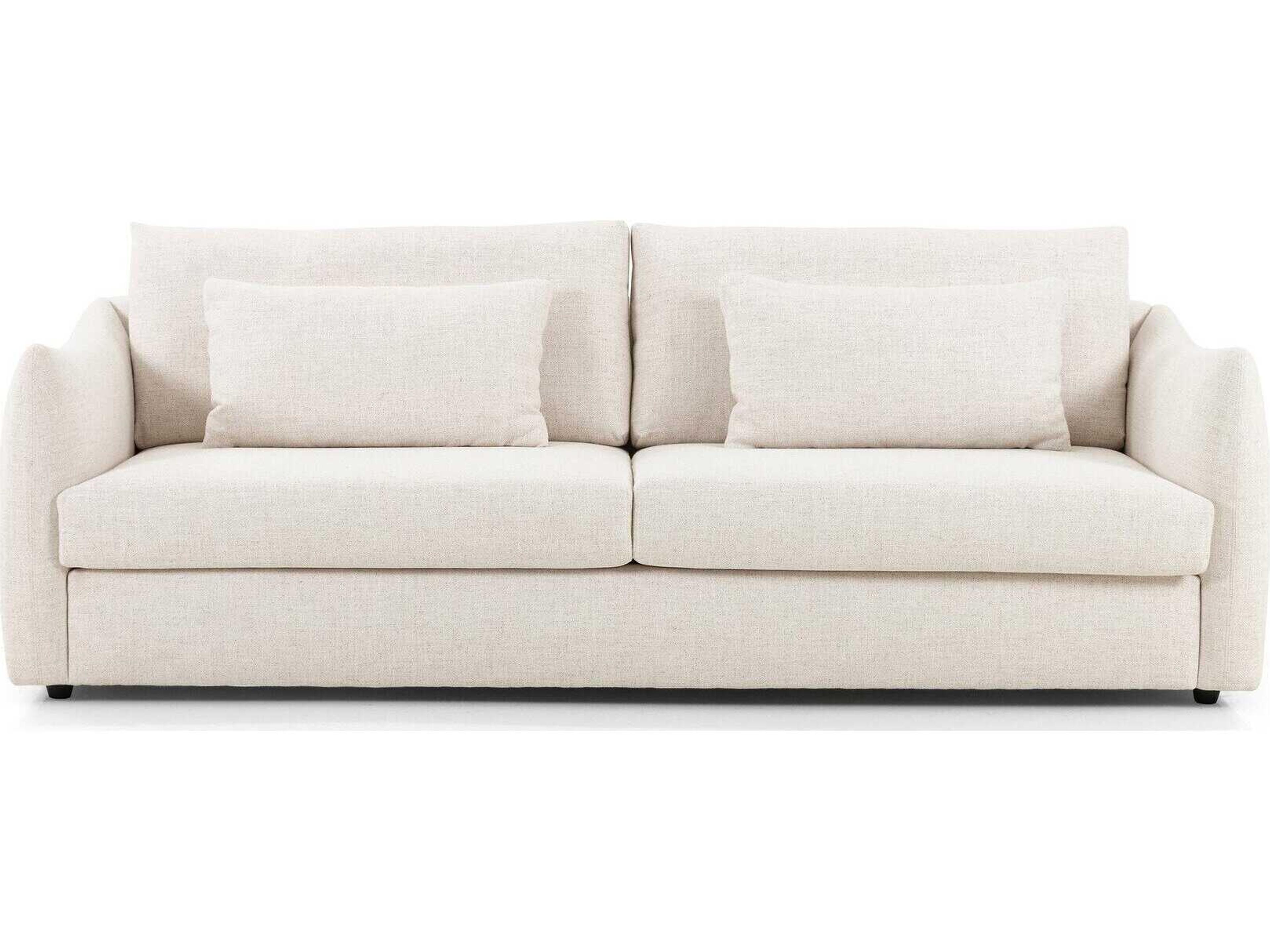 Four Hands Grayson Kelsey Dover Crescent Cream Upholstered Sofa