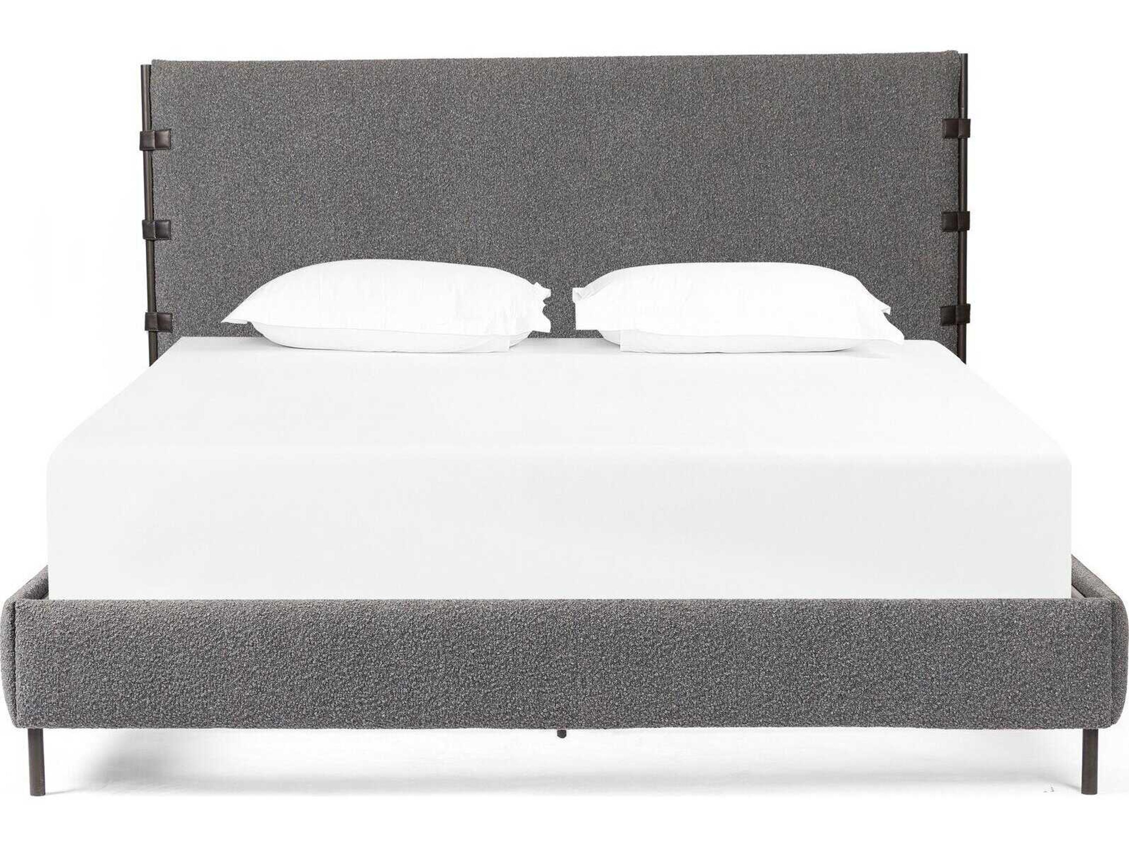 Four Hands Irondale Anderson Knoll Charcoal King Bed