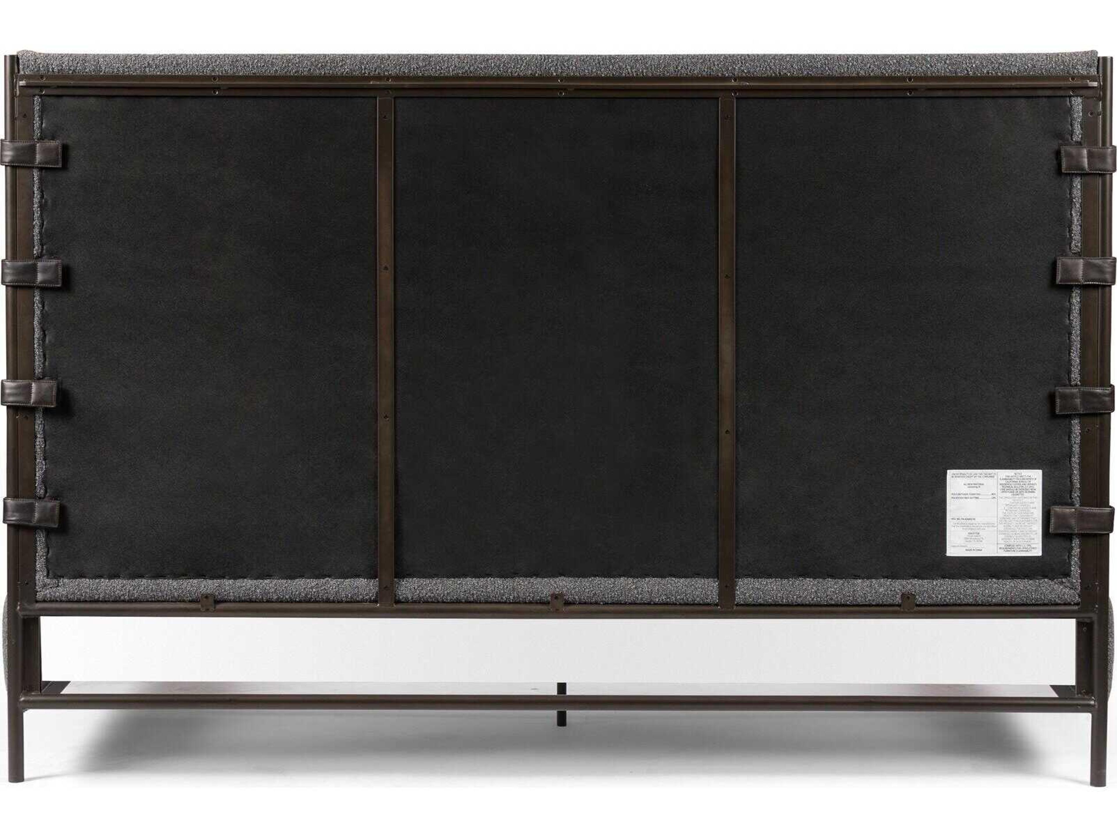 Four Hands Irondale Anderson Knoll Charcoal King Bed