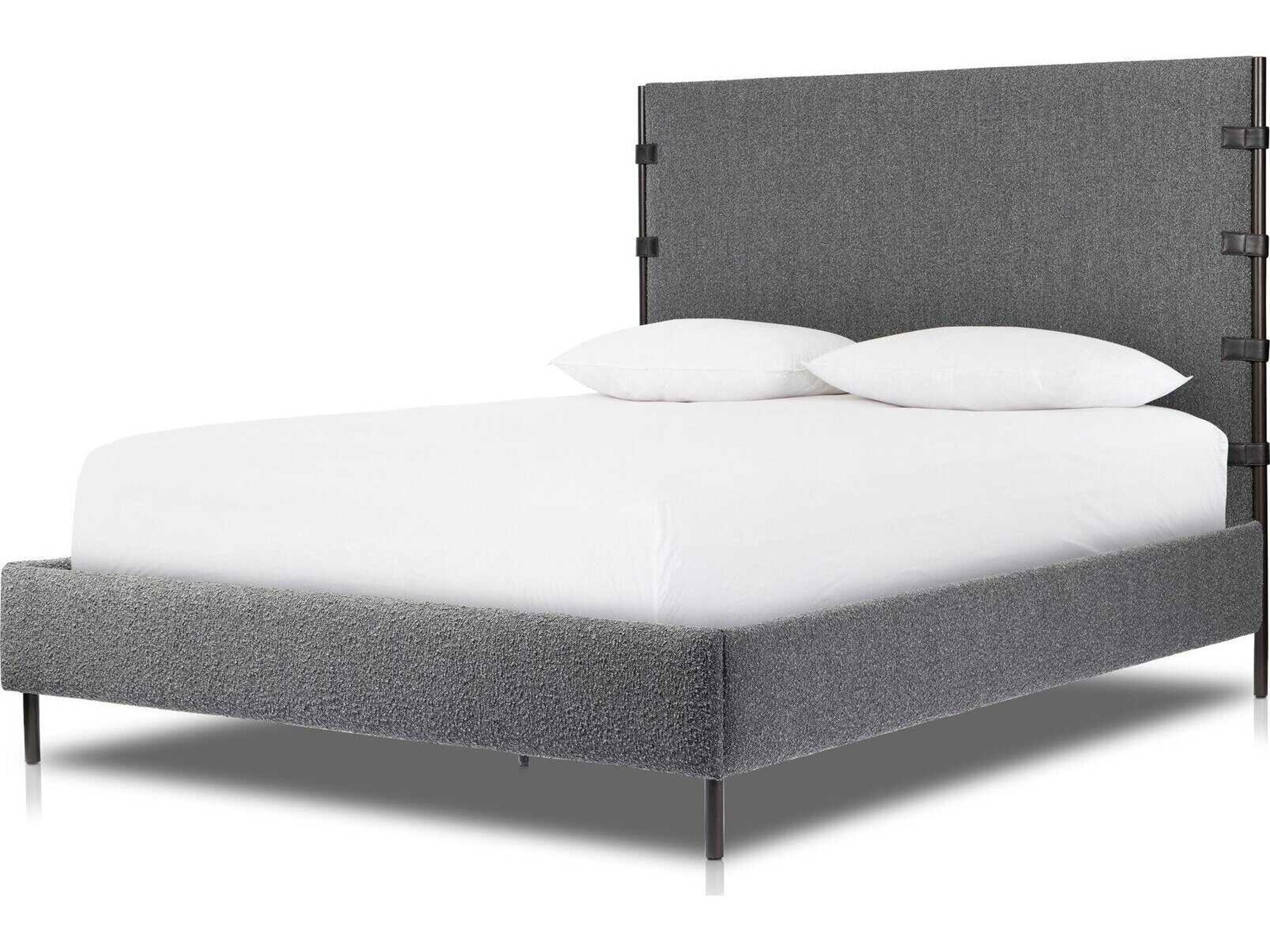 Irondale Anderson Knoll Charcoal Queen Bed