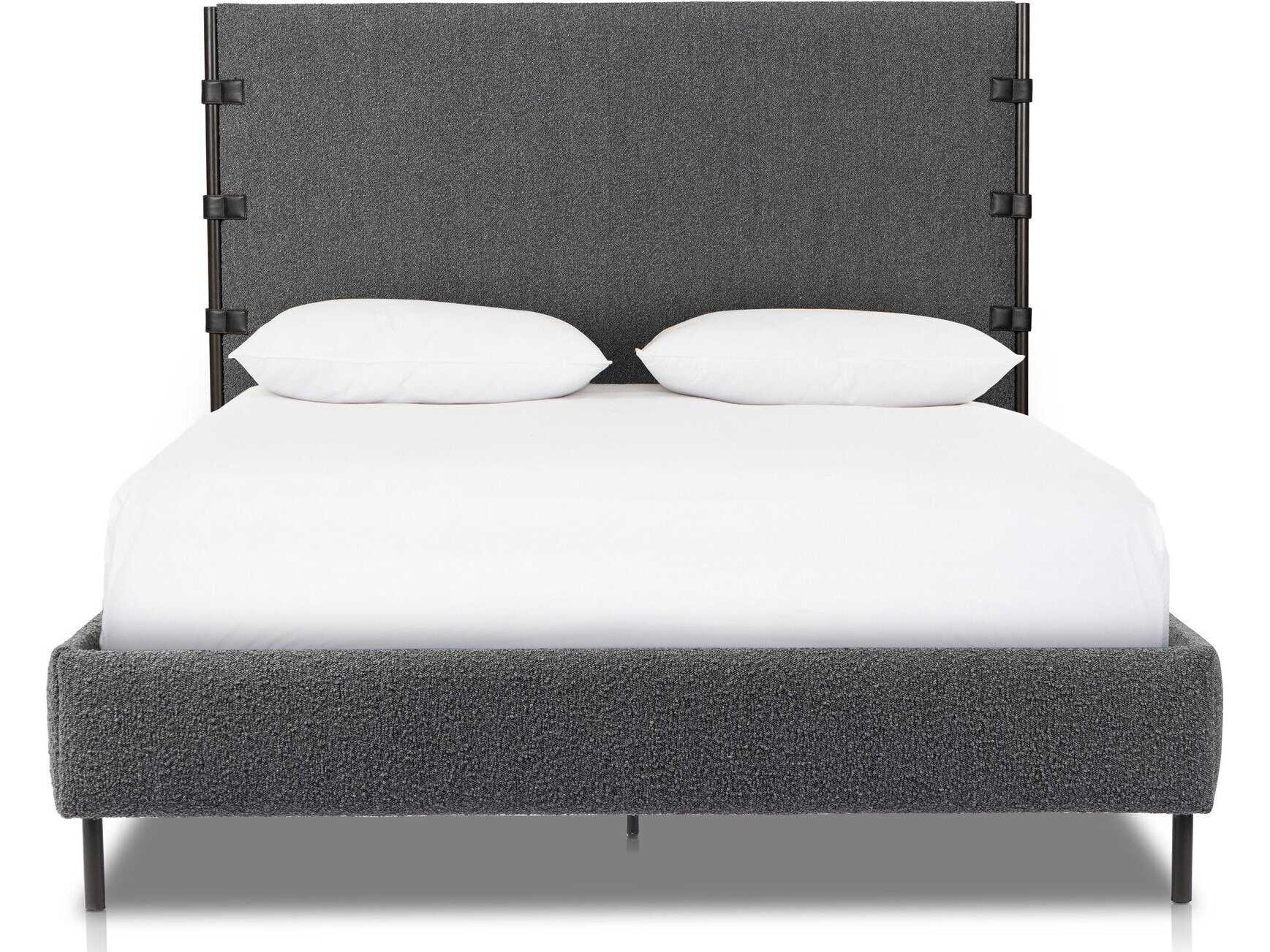 Four Hands Irondale Anderson Knoll Charcoal Queen Bed