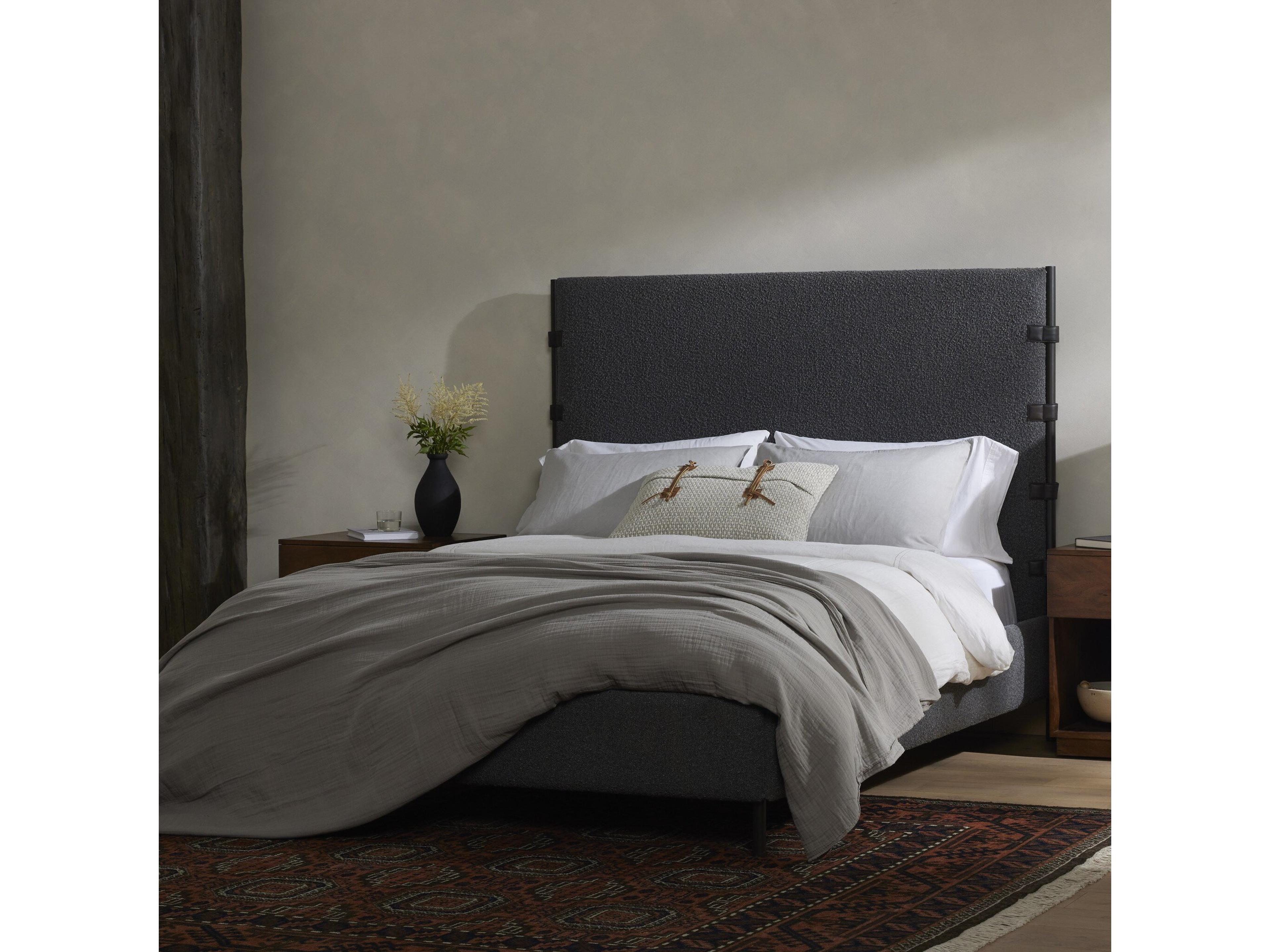 Four Hands Irondale Anderson Knoll Charcoal Queen Bed
