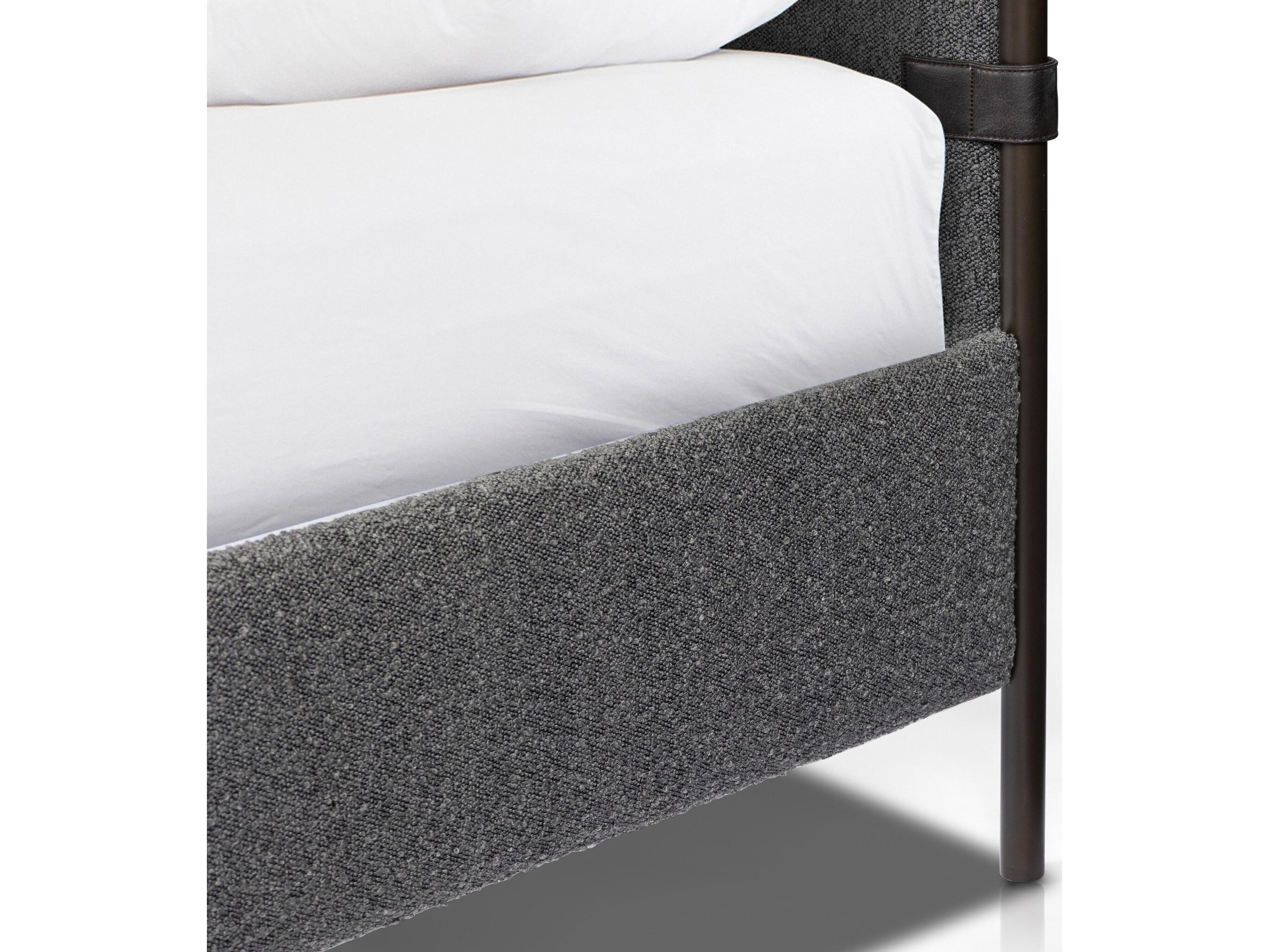 Four Hands Irondale Anderson Knoll Charcoal Queen Bed