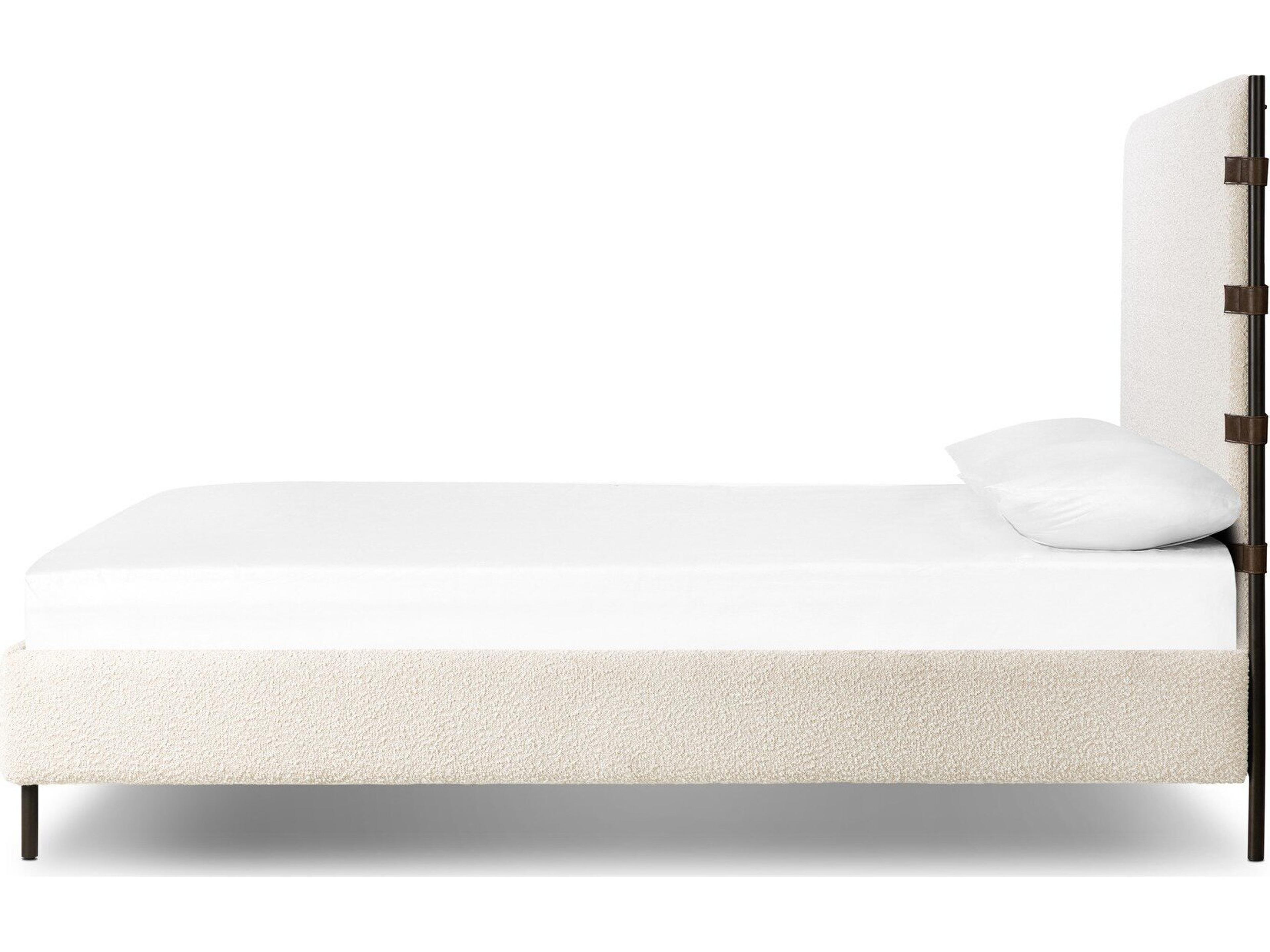 Four Hands Irondale Natural Upholstered California King Platform Bed