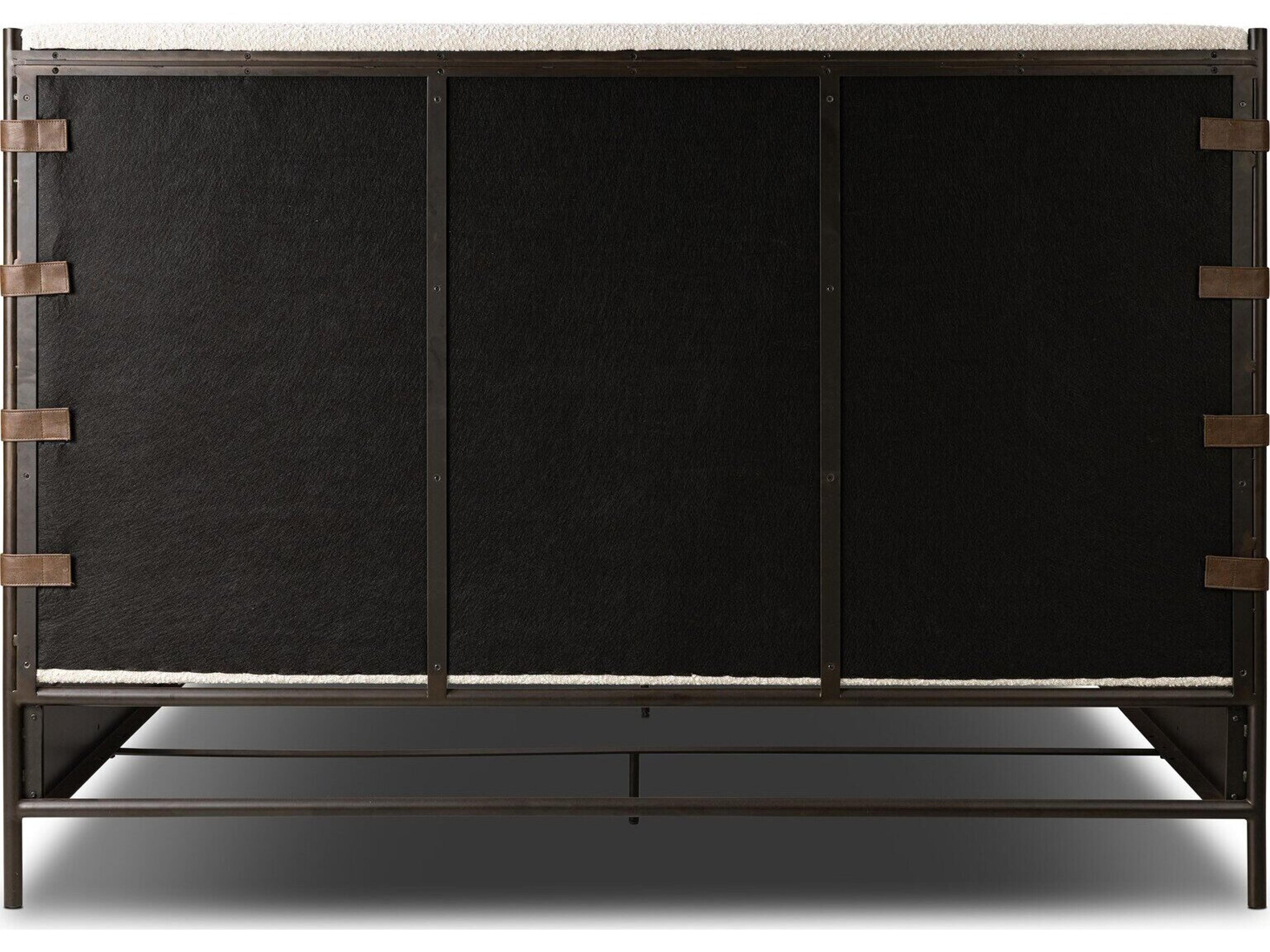 Four Hands Irondale Natural Upholstered California King Platform Bed