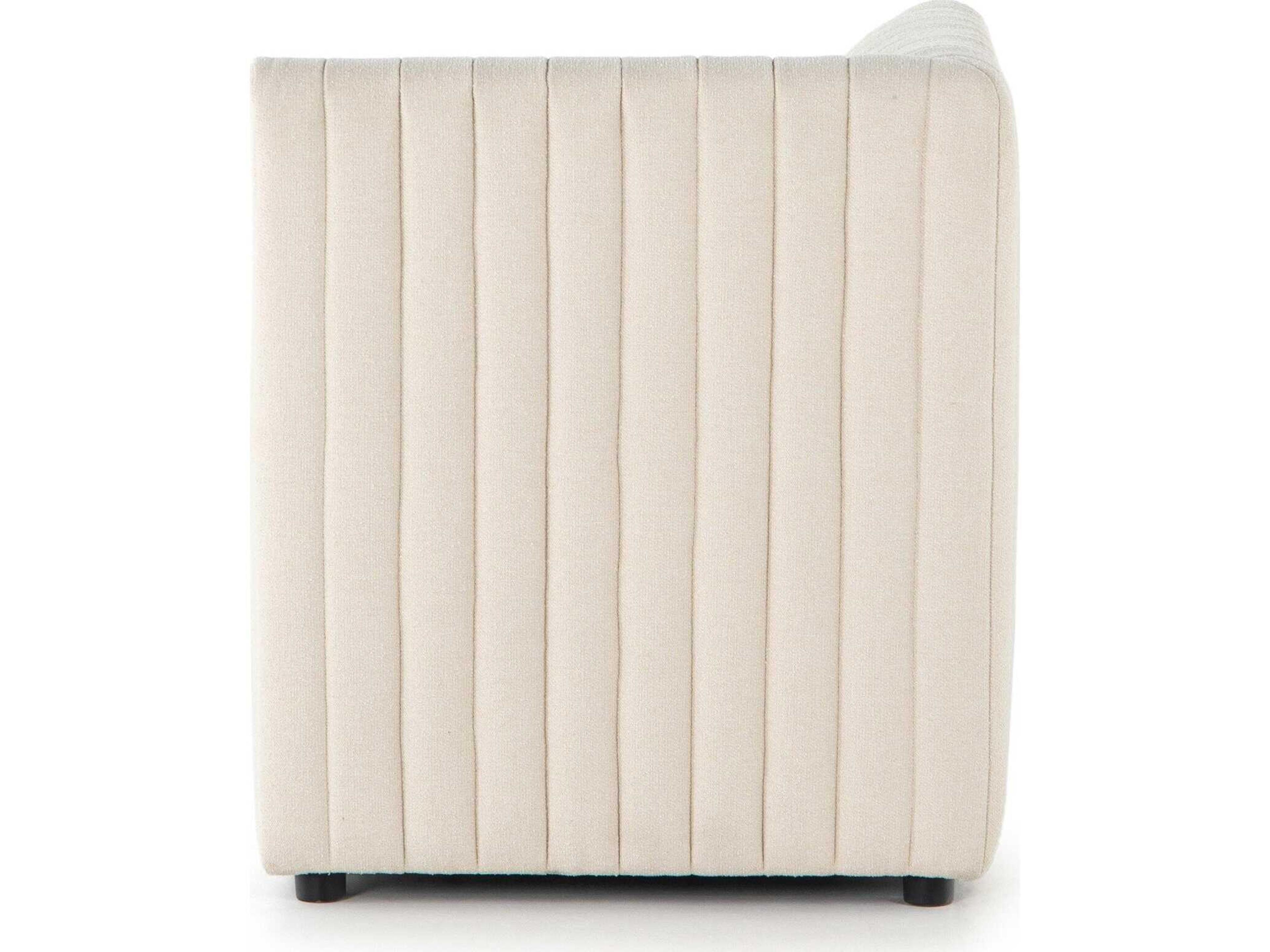 Four Hands Grayson Augustine Beige Upholstered Side Dining Bench