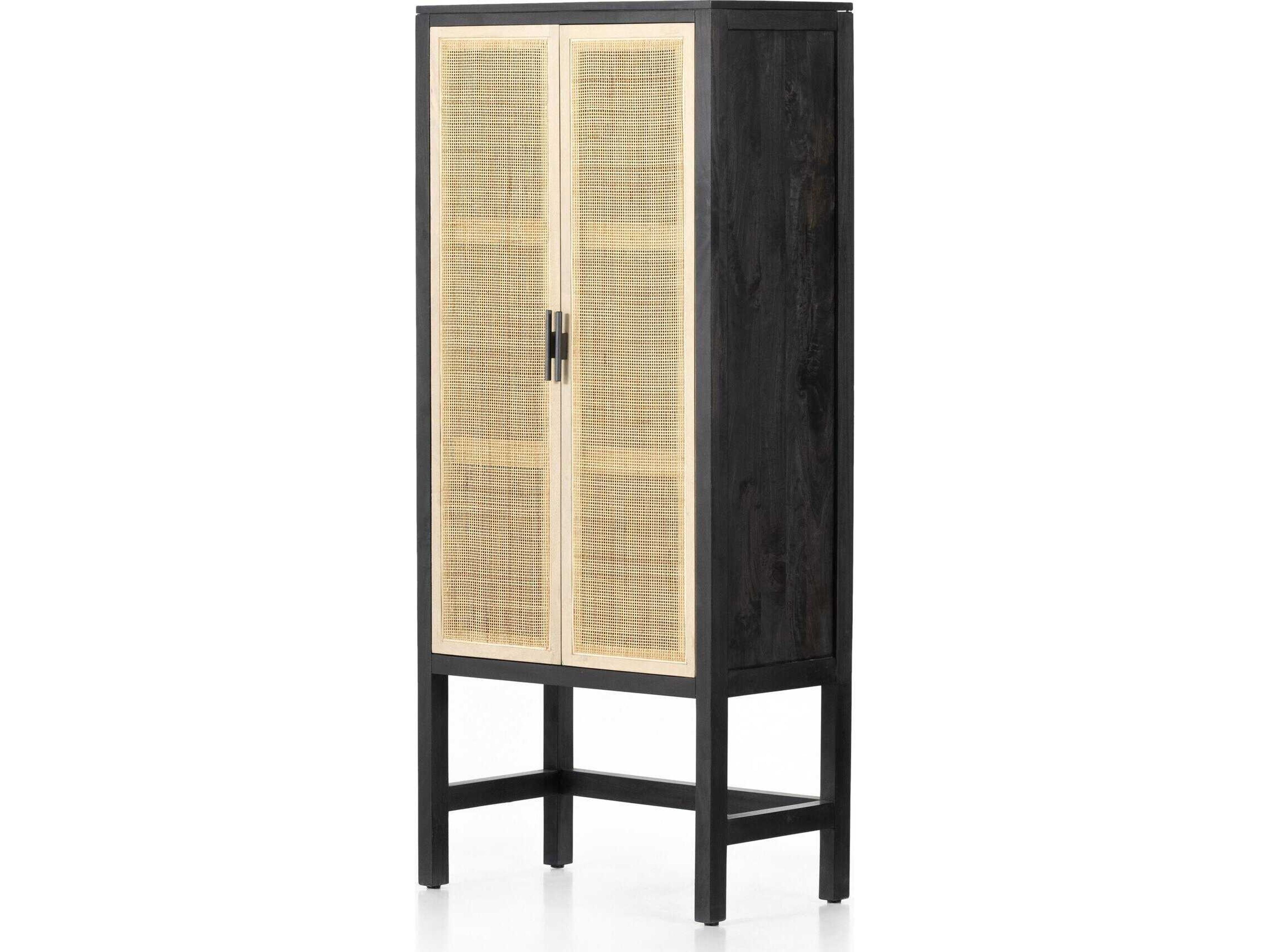 Leighton Black Mango Wood Accent Chest