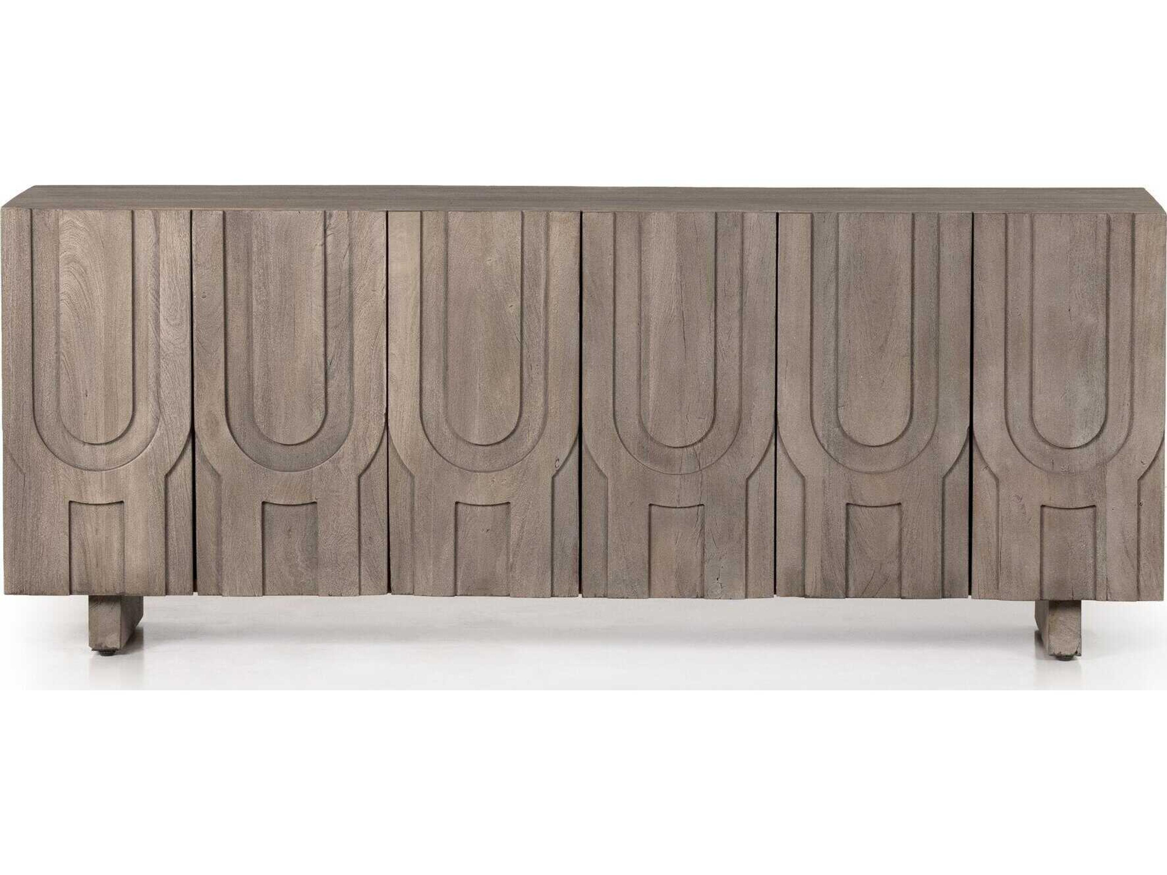 Four Hands Maya Rivka 72" Aged Grey Media Console