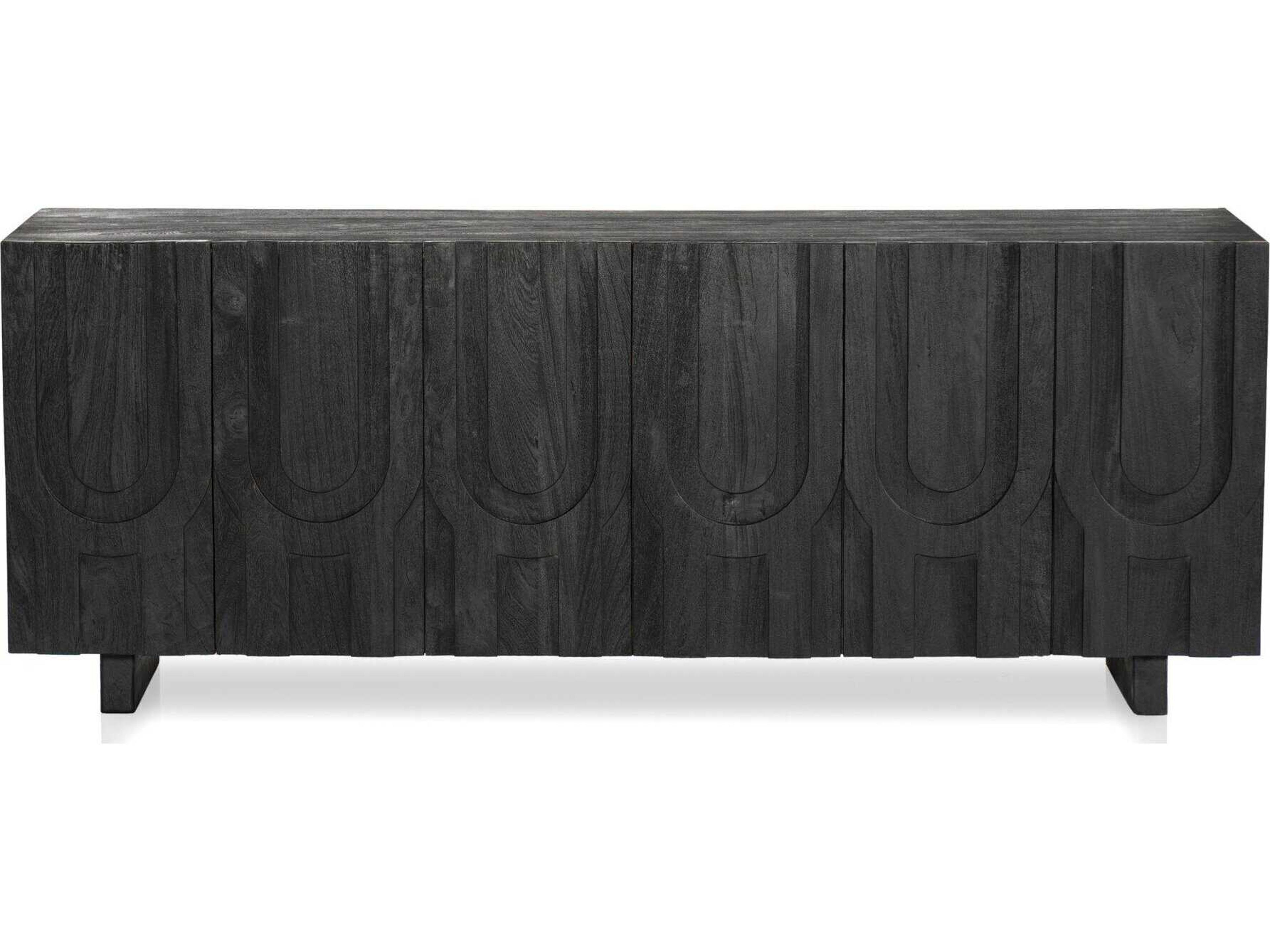 Four Hands Maya Rivka 72" Dark Totem Media Console