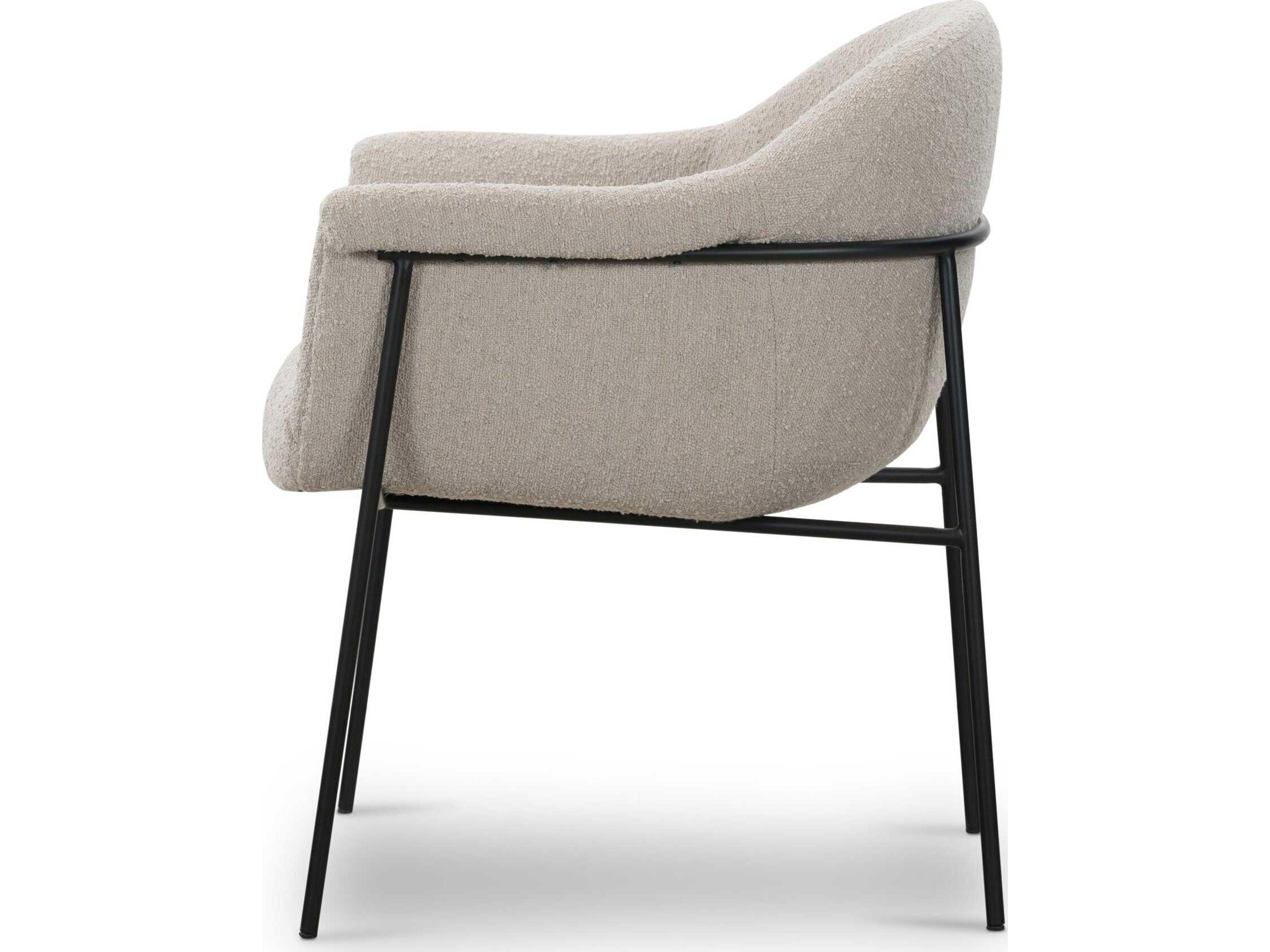Four Hands Farrow Suerte Knoll Sand Upholstered Dining Chair