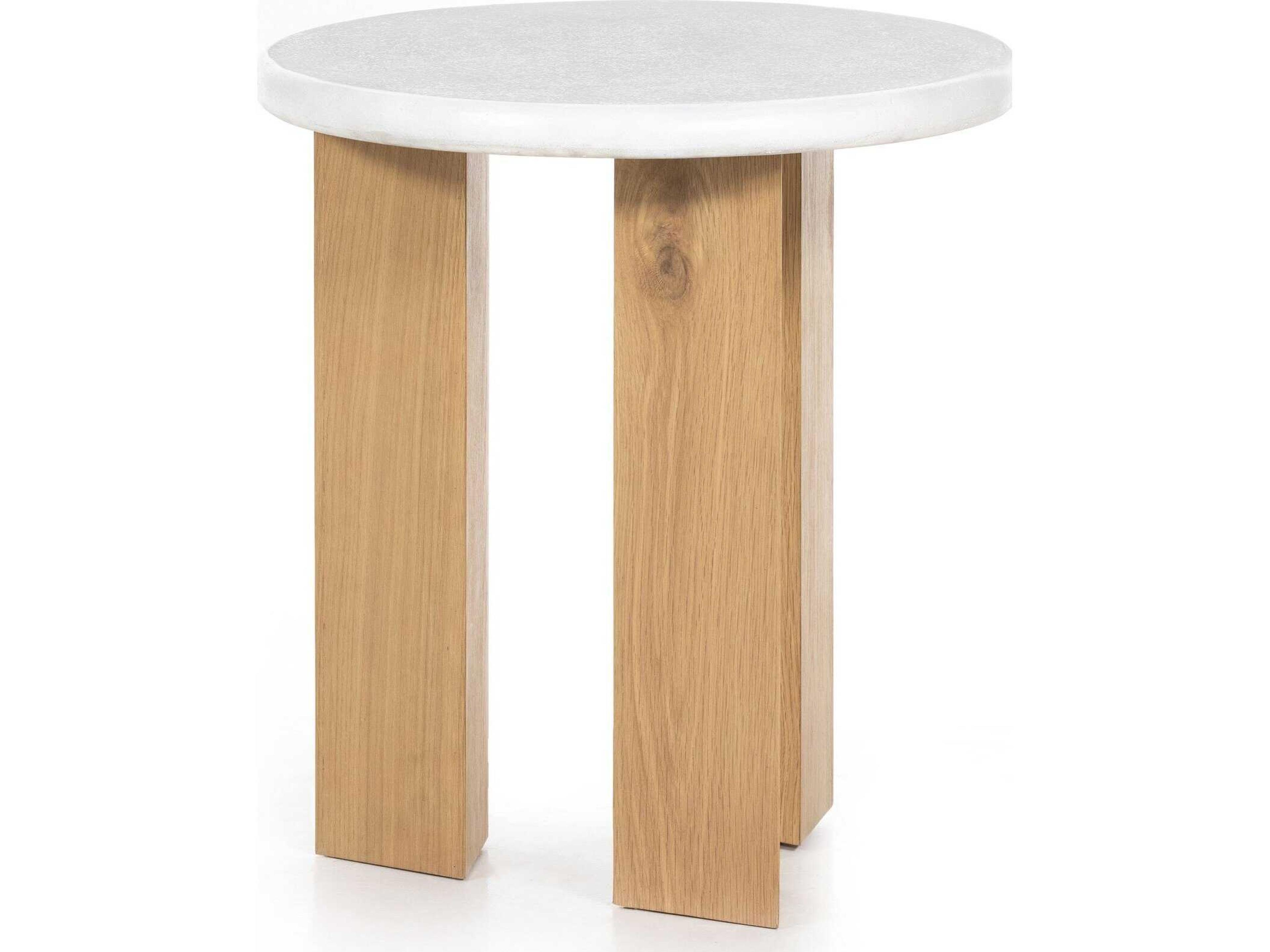 Four Hands Haiden Odin Brown Oak Wood Nightstand