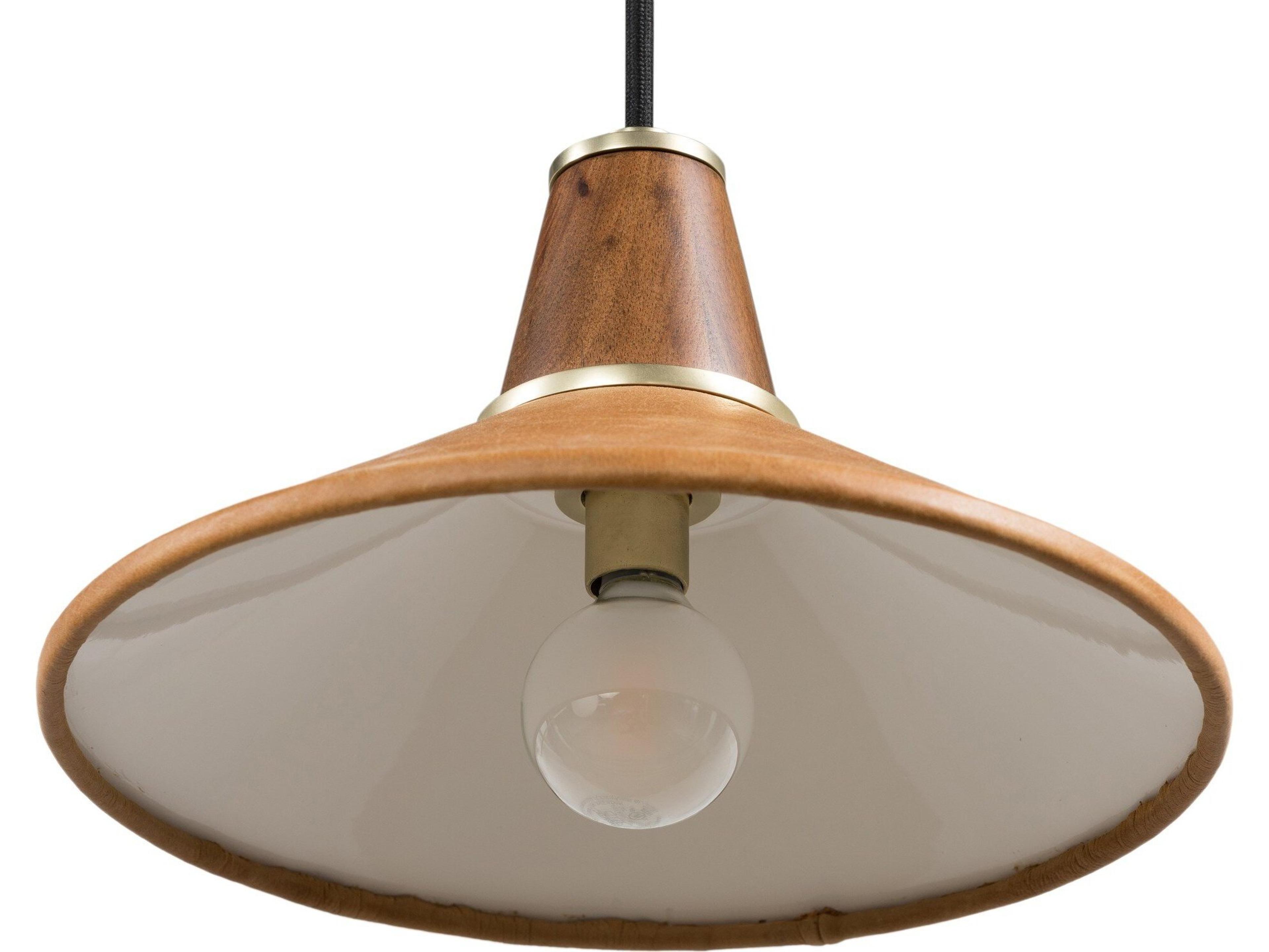 Four Hands Deacon Cullen Pendant-Natural Walnut