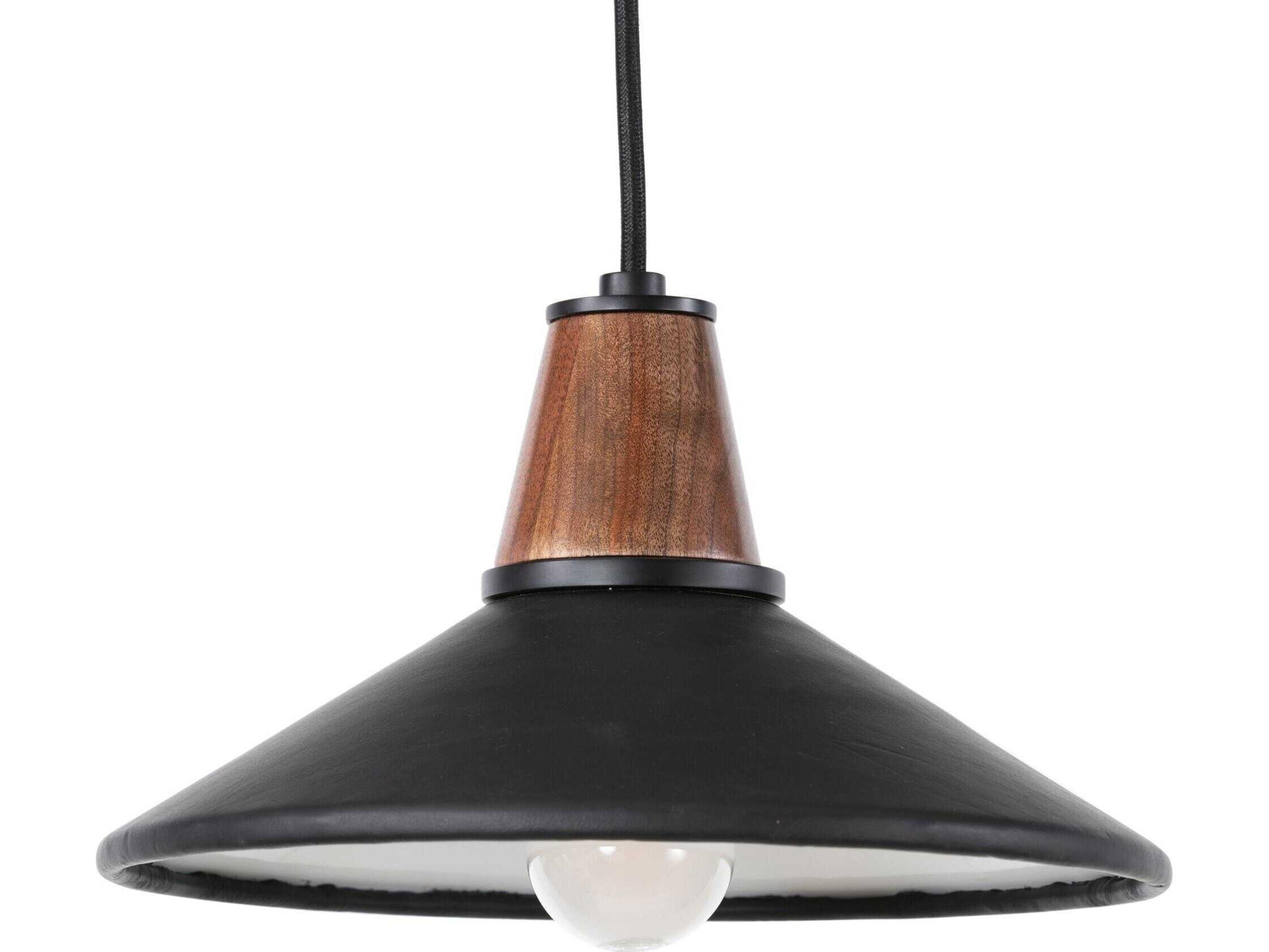 Four Hands Deacon 1-Light Black LED Dome Linear Mini Pendant