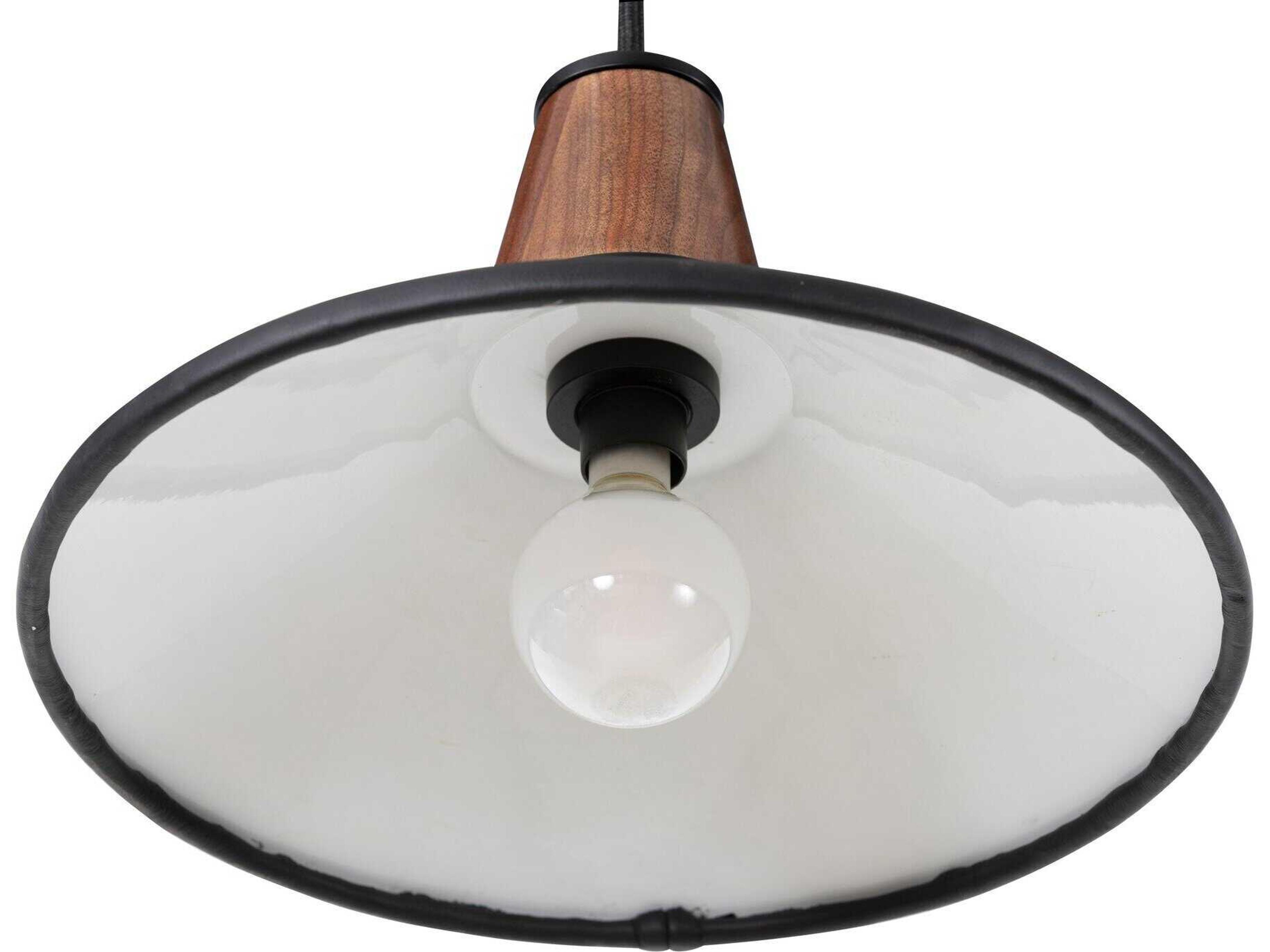 Four Hands Deacon 1-Light Black LED Dome Linear Mini Pendant