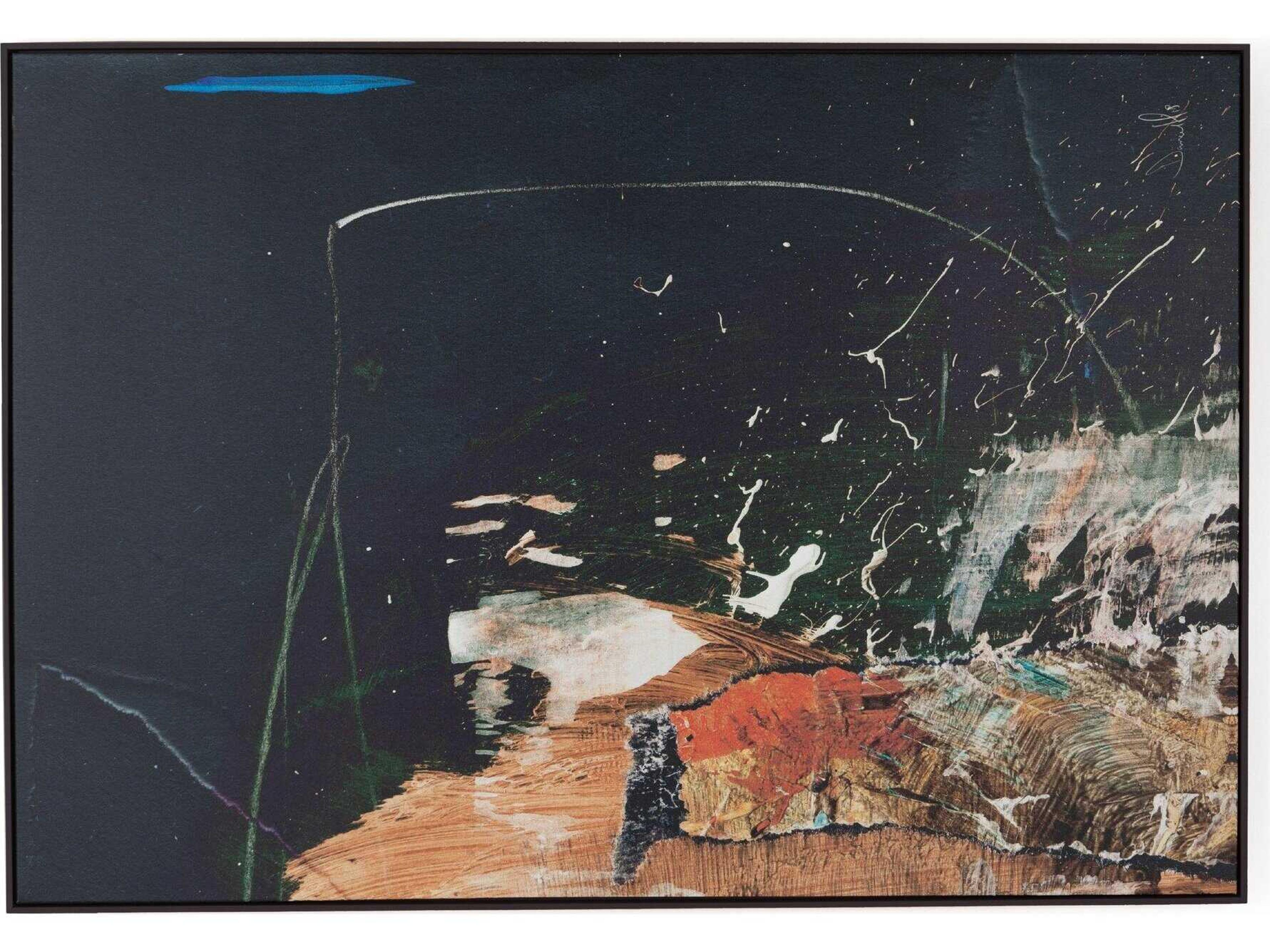 Four Hands Art Studio Black Maple / White 50" Class By Dan Hobday Canvas Wall Art