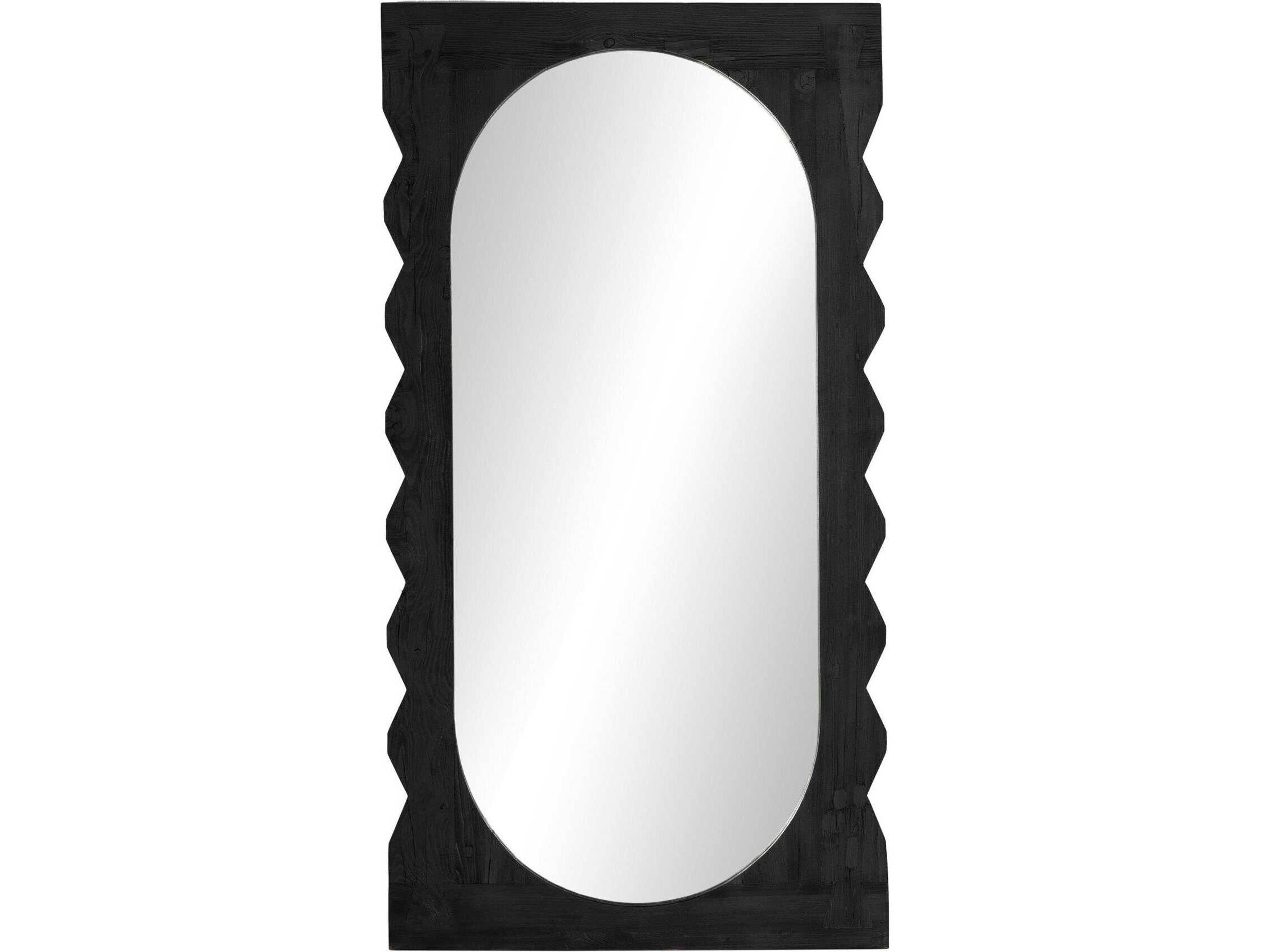 Four Hands Maya Aldrik Black Reclaimed Pine Mirror