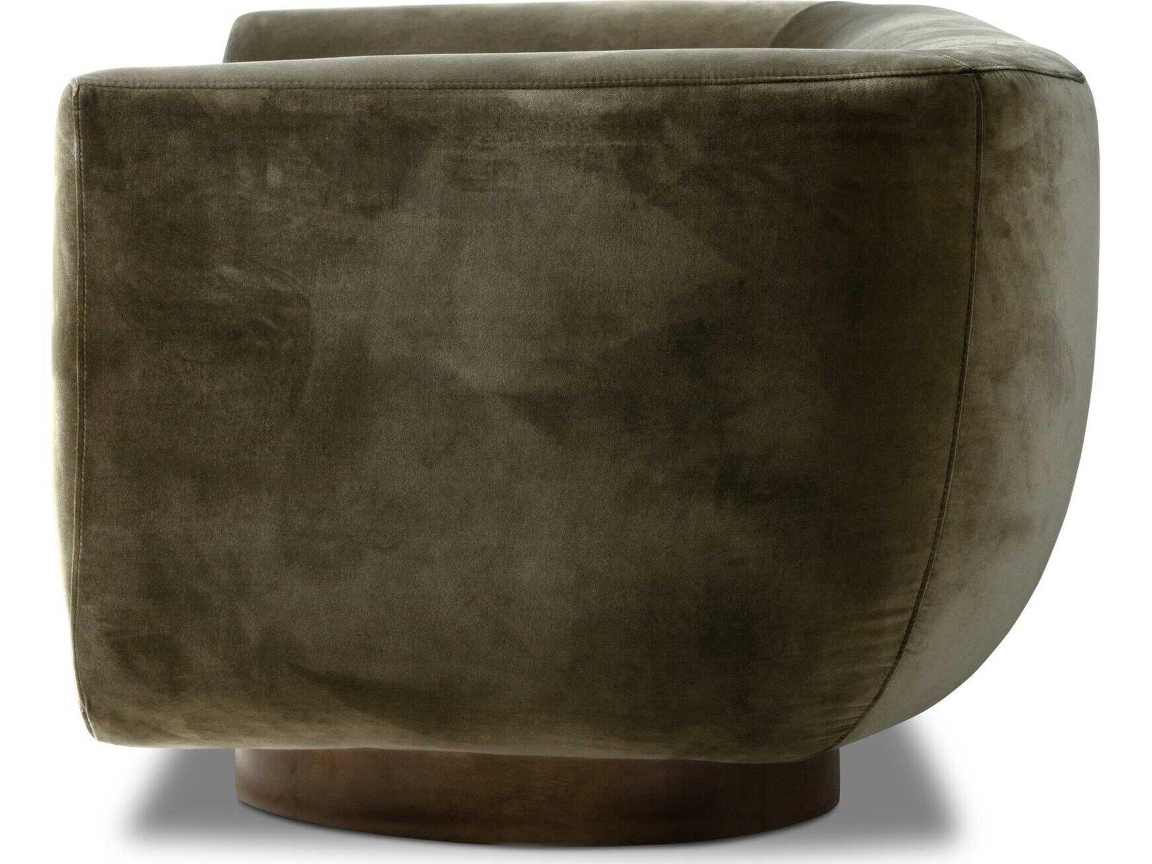 Four Hands Easton Sabine Surrey Olive Upholstered Sofa