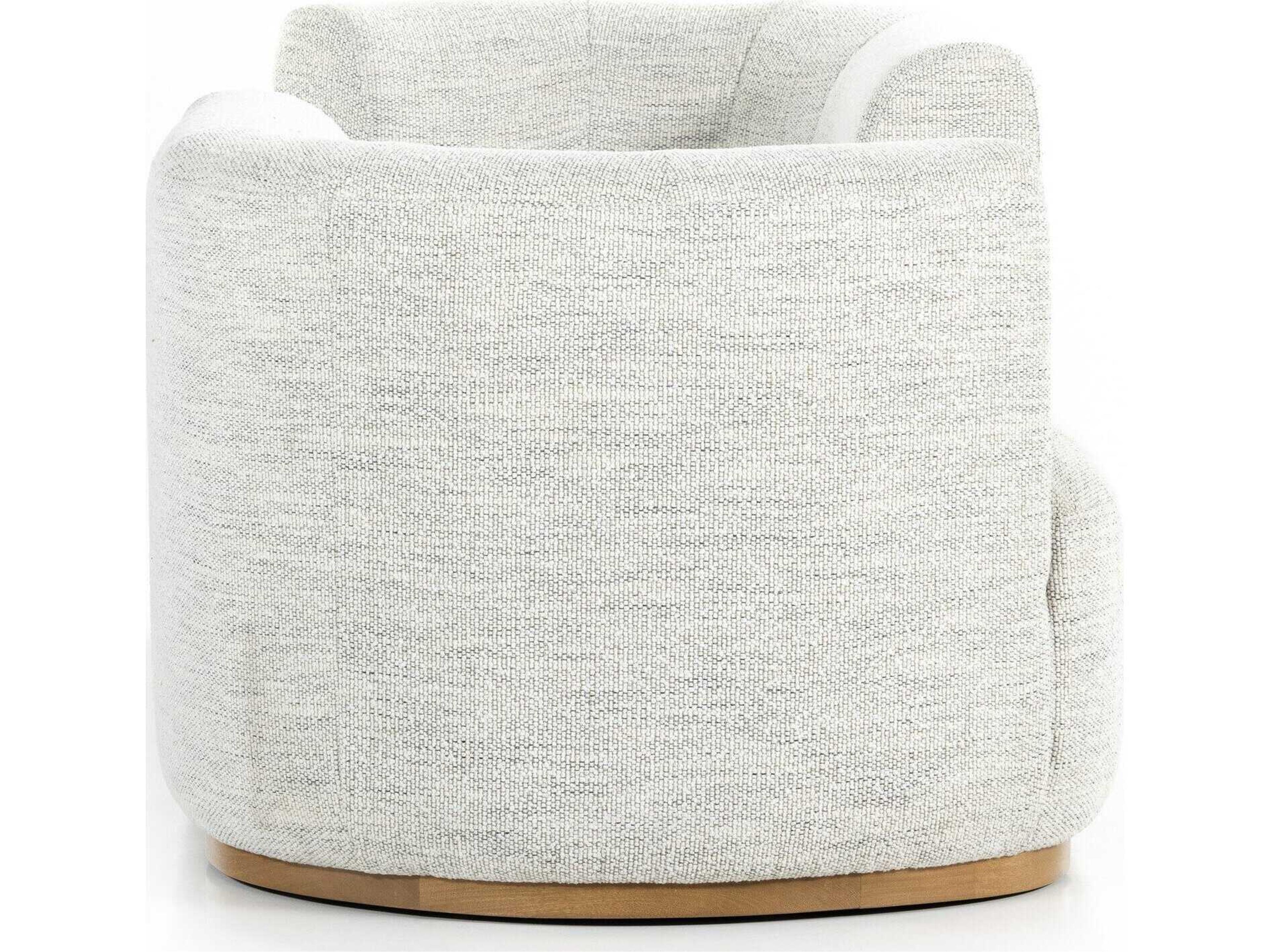 Four Hands Centrale Deandra Tete A Weathered Umber Merino Cotton Gray Upholstered Chaise