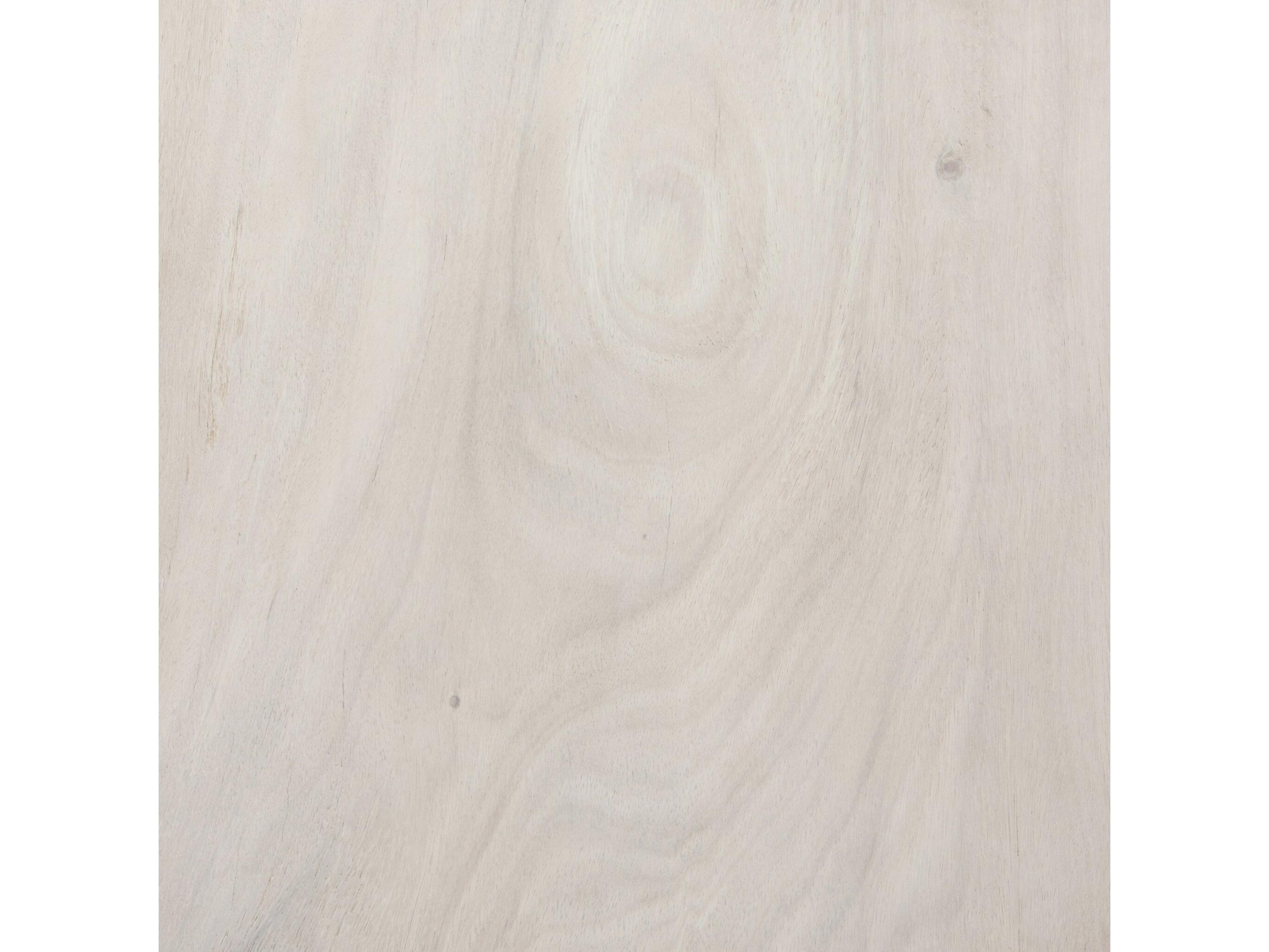 Four Hands Wesson Fausto Square Wood Bleached Guanacaste End Table