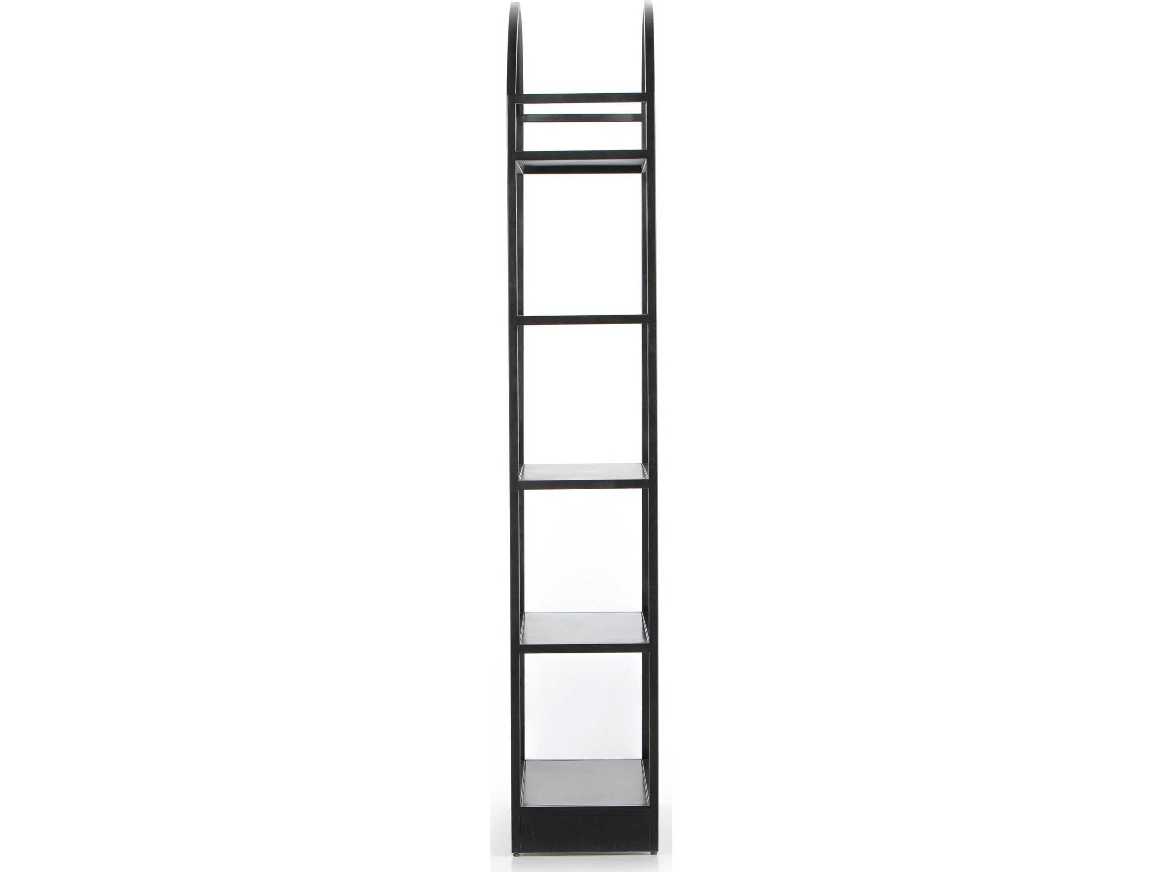 Four Hands Bolton Black Bookcase