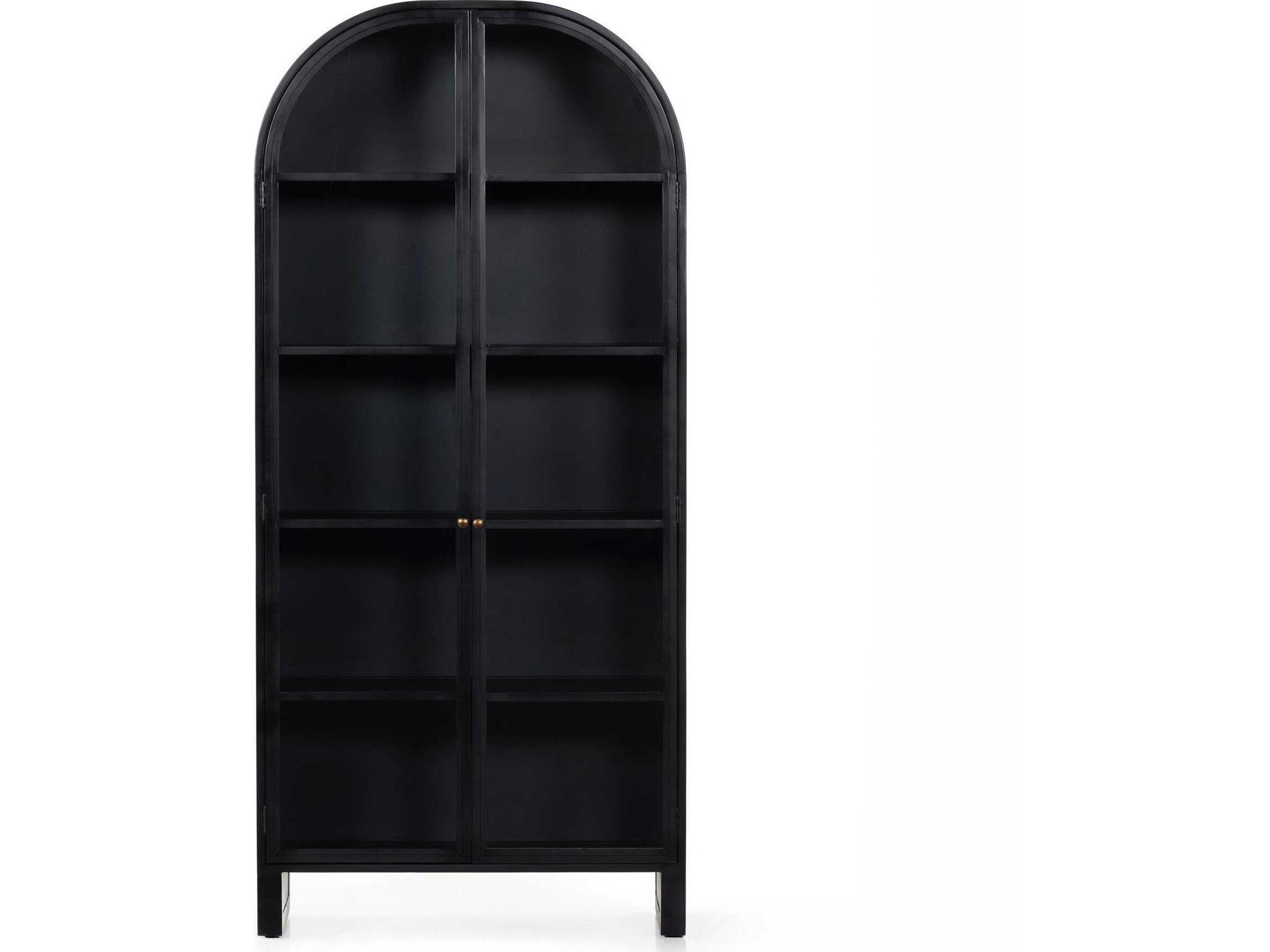 Four Hands Bolton Breya Black Display Cabinet