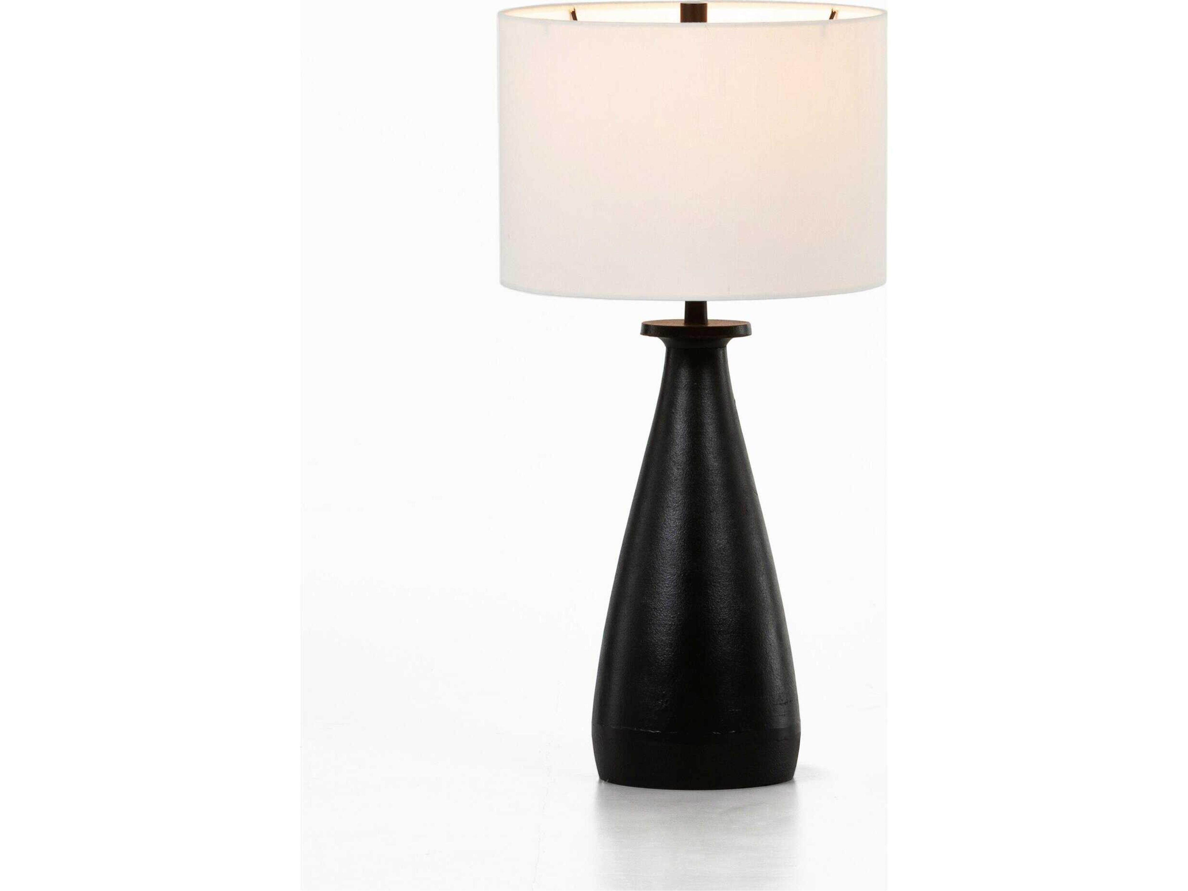 Asher Matte Black Buffet Lamp