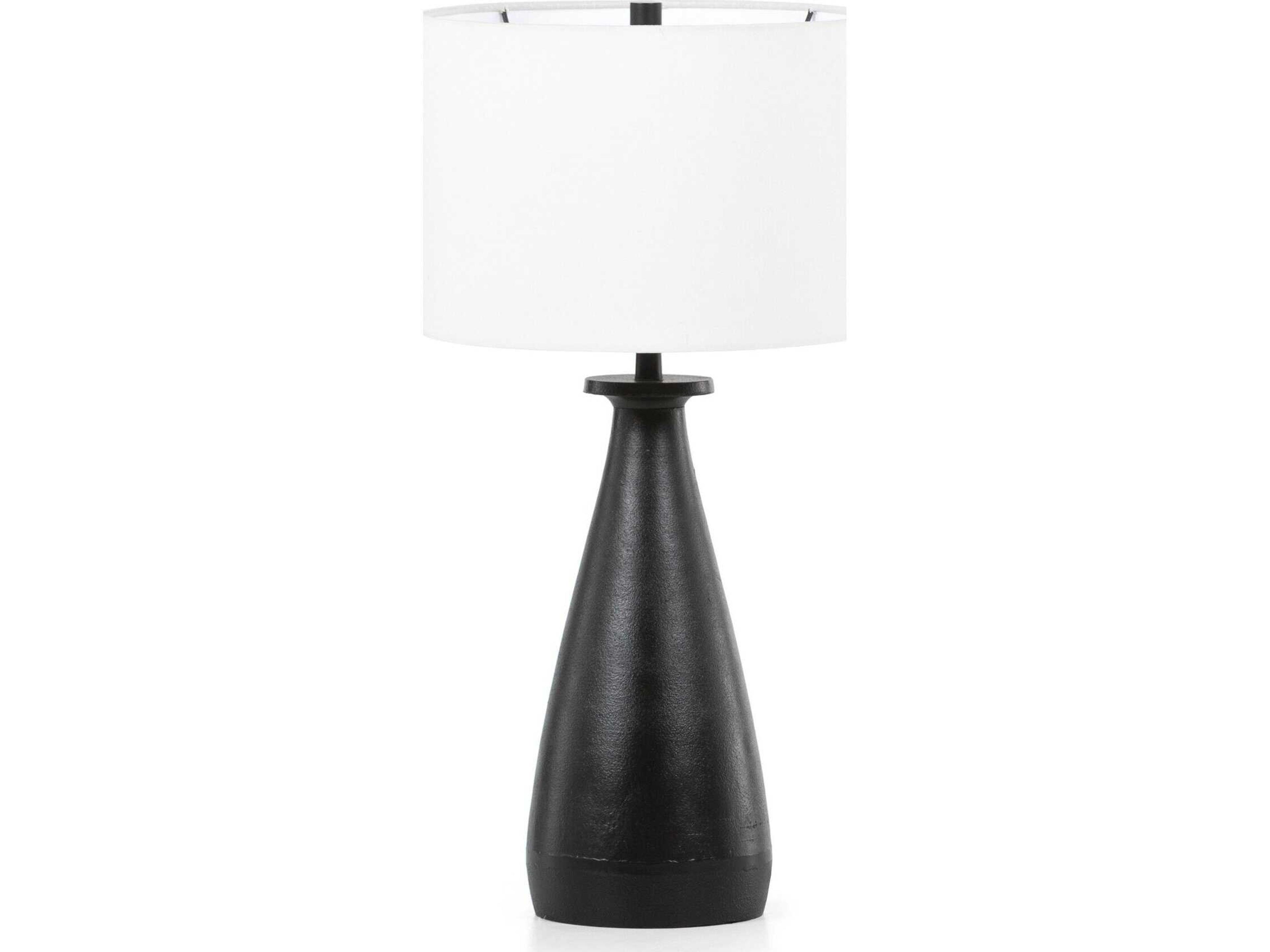 Four Hands Asher Matte Black Buffet Lamp