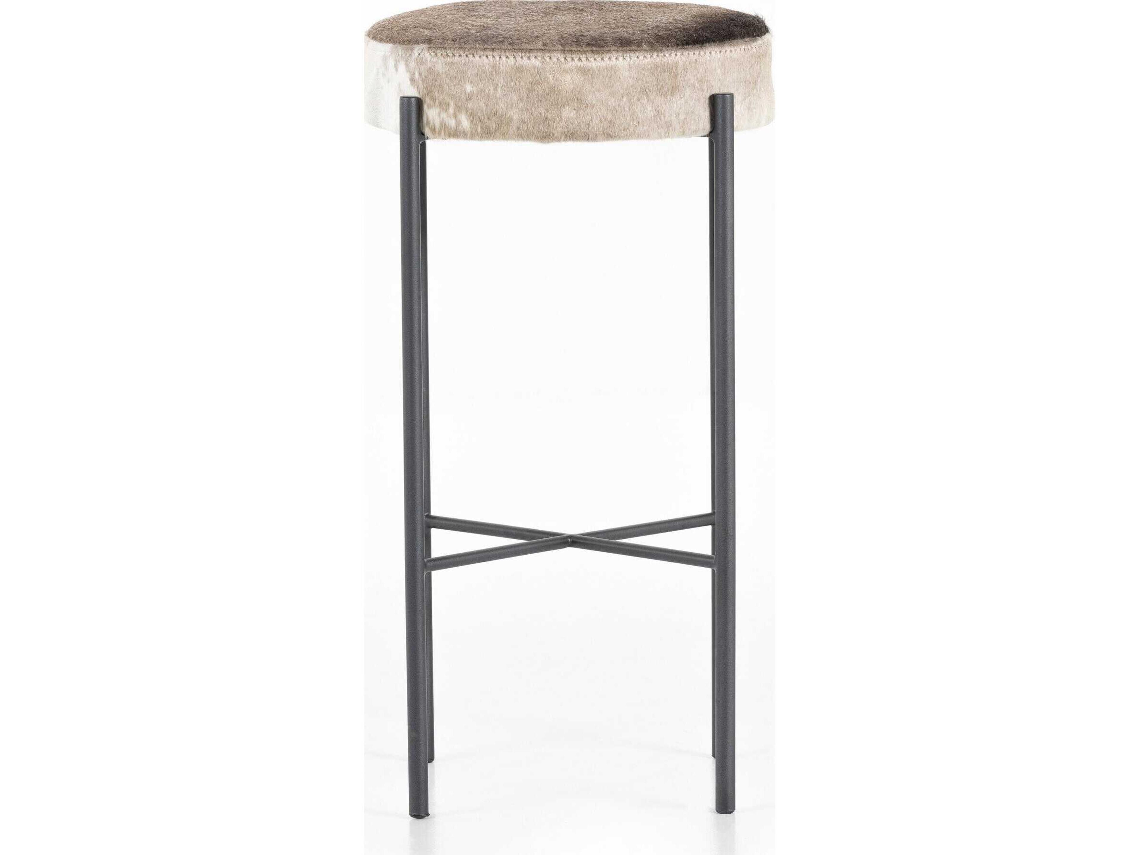 Four Hands Sevilla Nocona Speckled Hide Upholstered Bar Stool