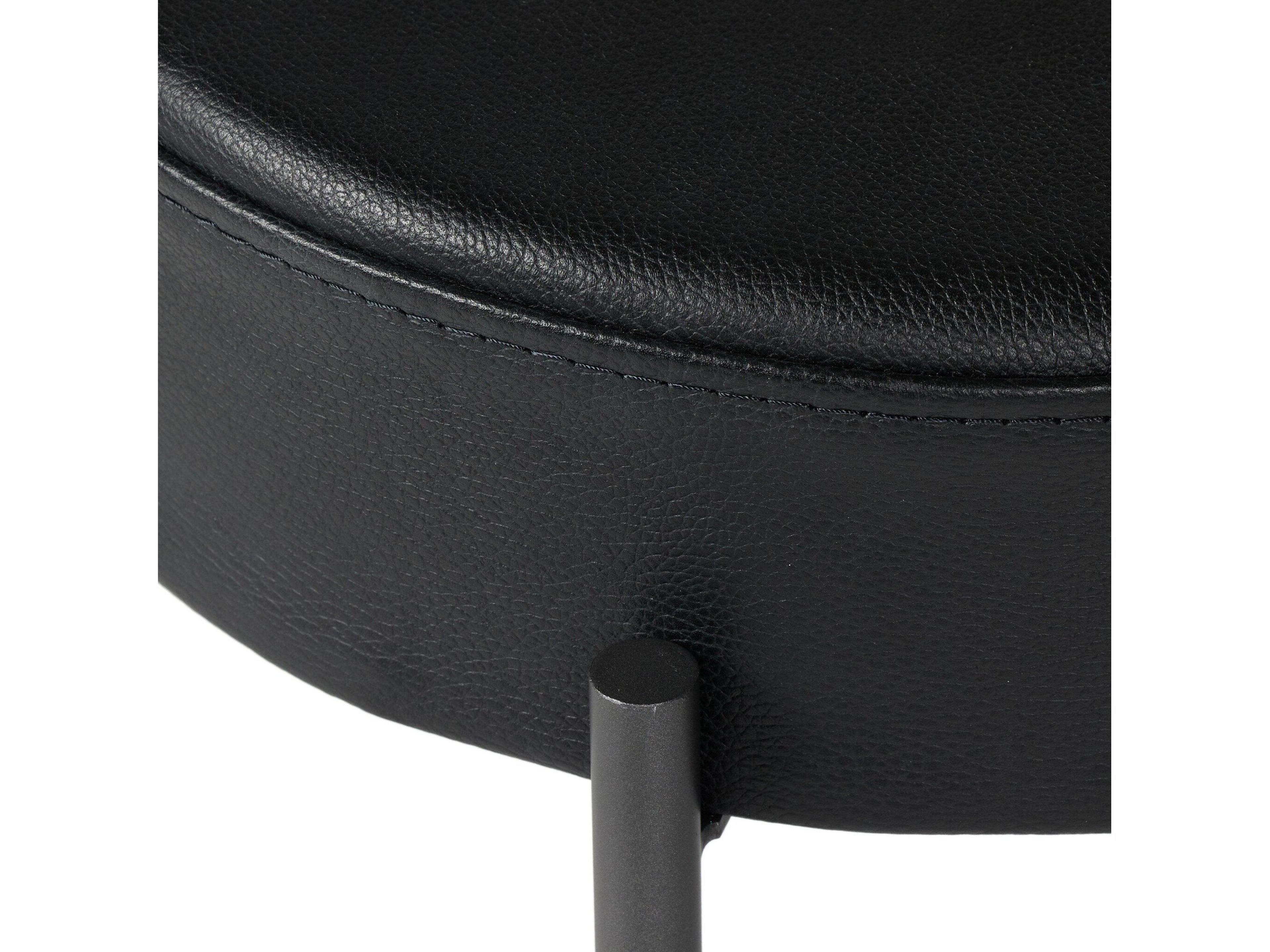 Four Hands Sevilla Nocona Black Leather  Counter Stool