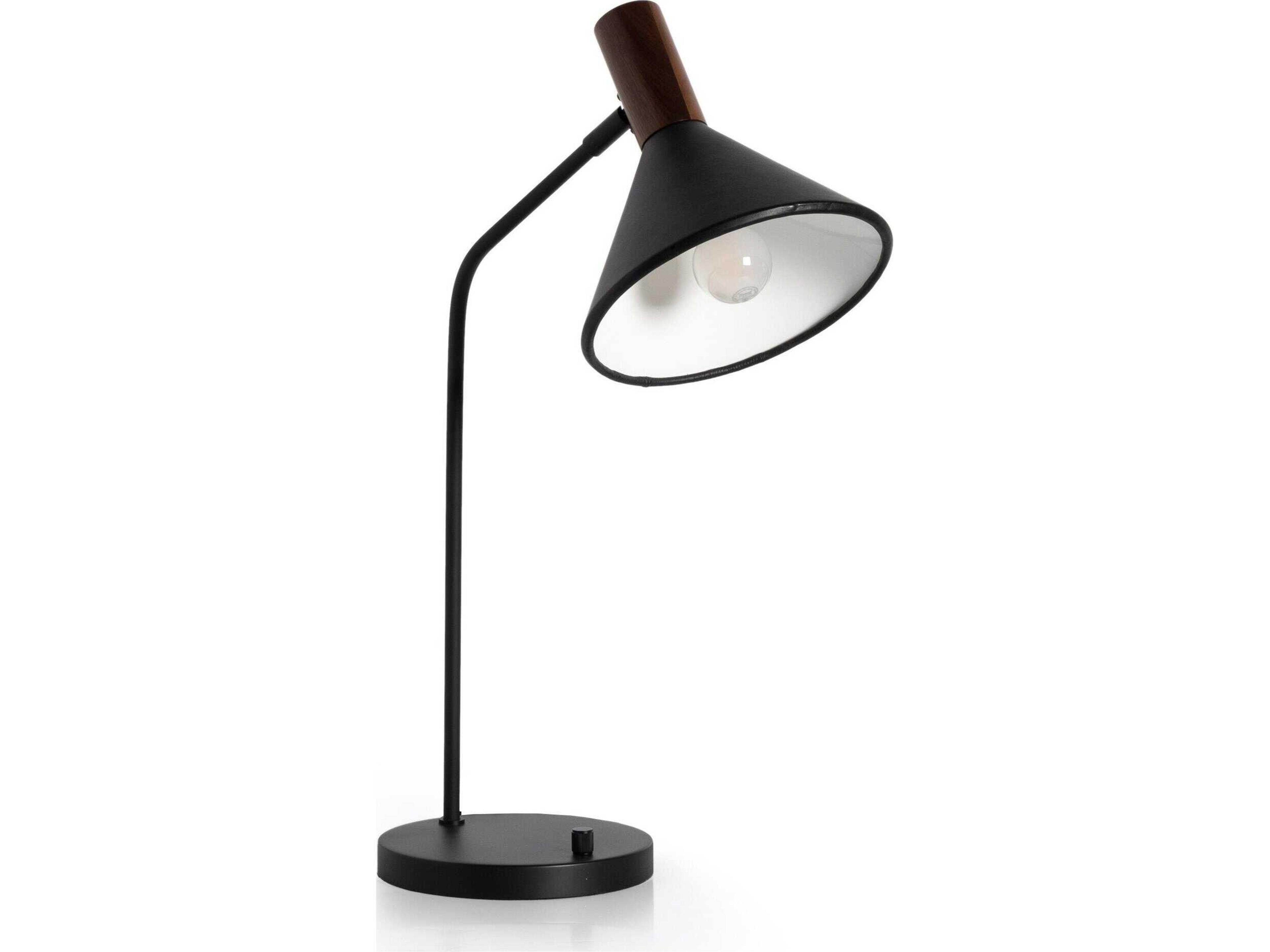 Four Hands Deacon Black LED Buffet Lamp