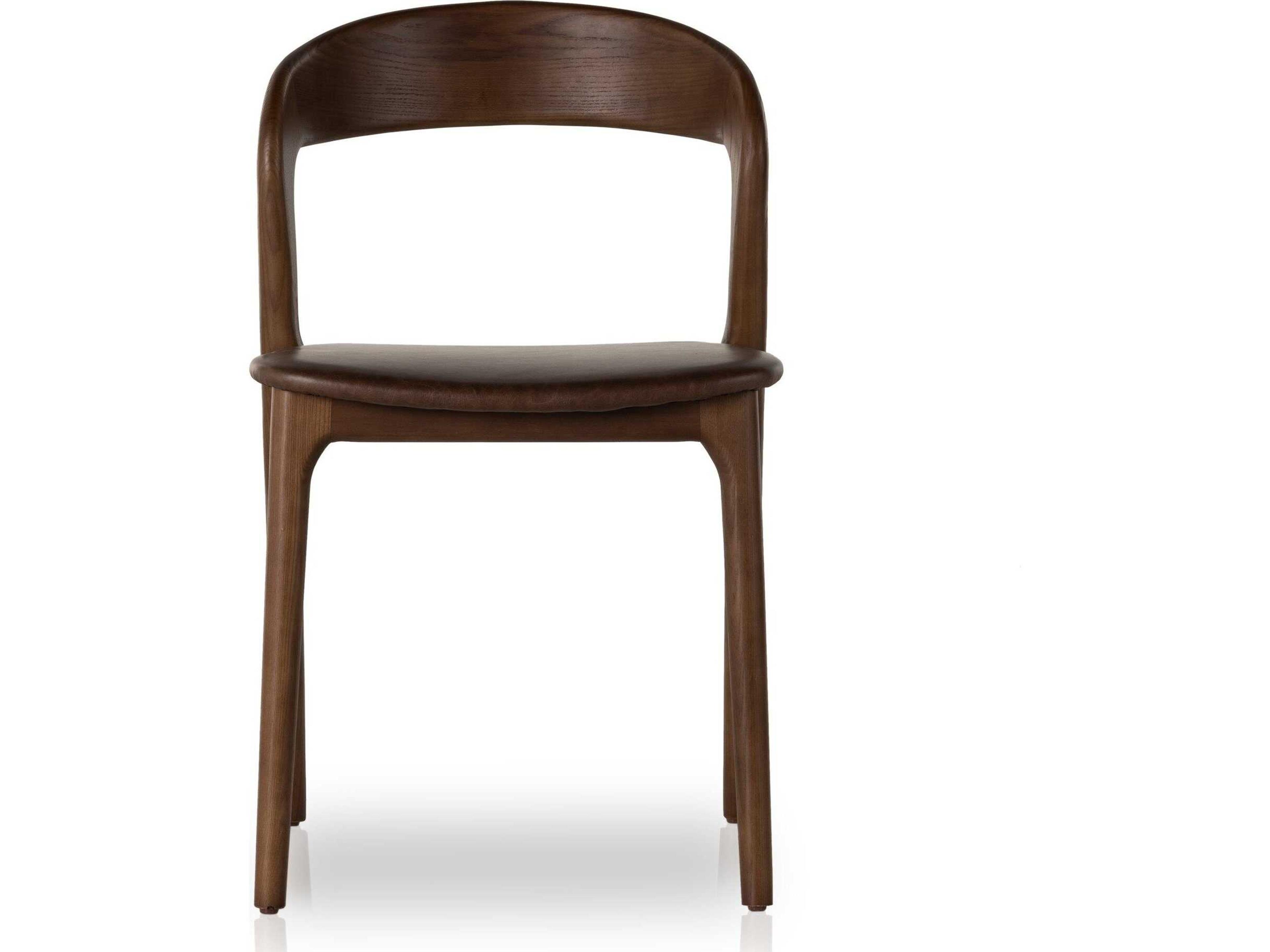 Four Hands Allston Amare Sonoma Coco Leather Ash Wood Dining Chair