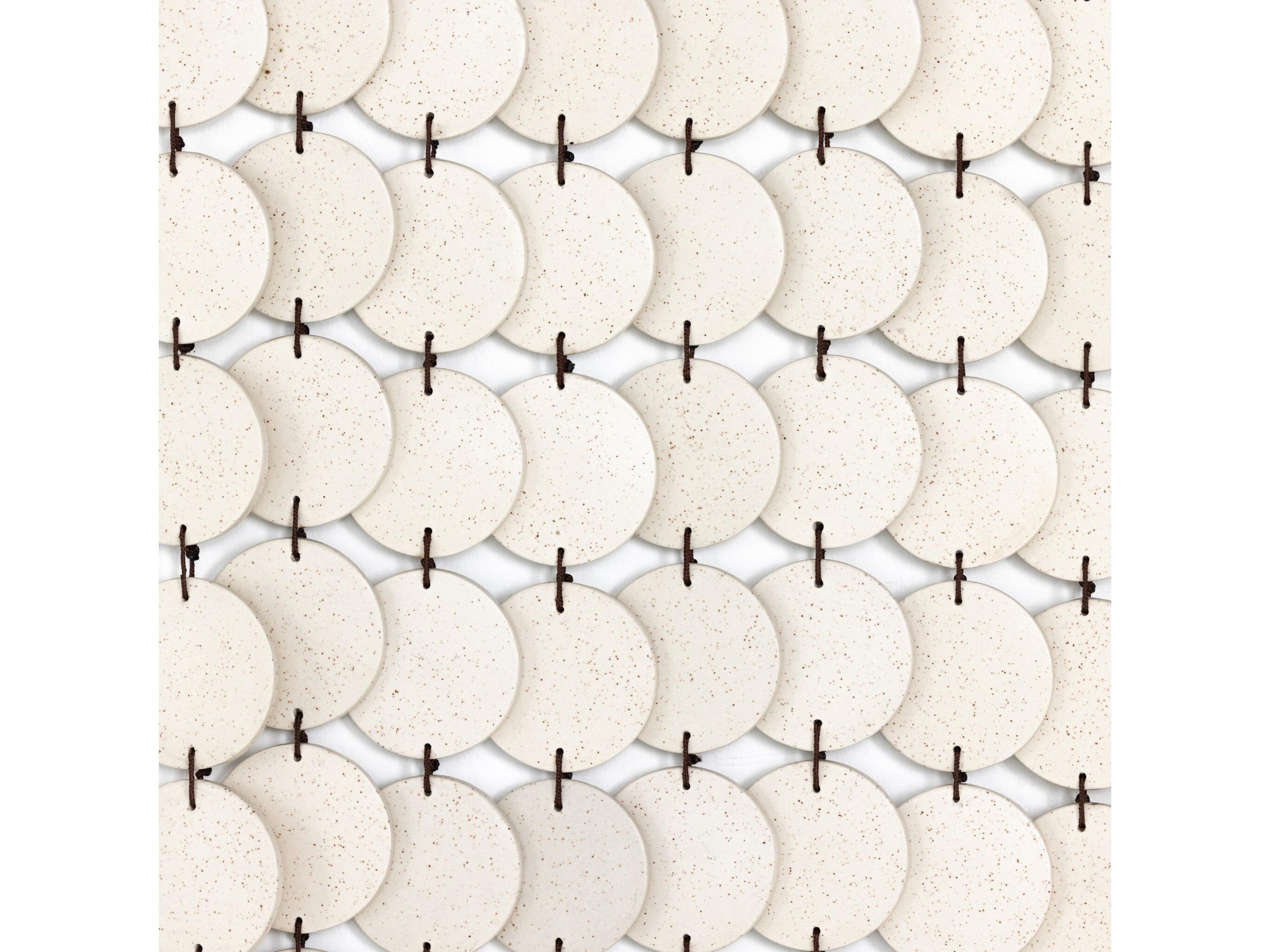 Four Hands Marlow Ceramic Wall Hanging Metal Wall Art