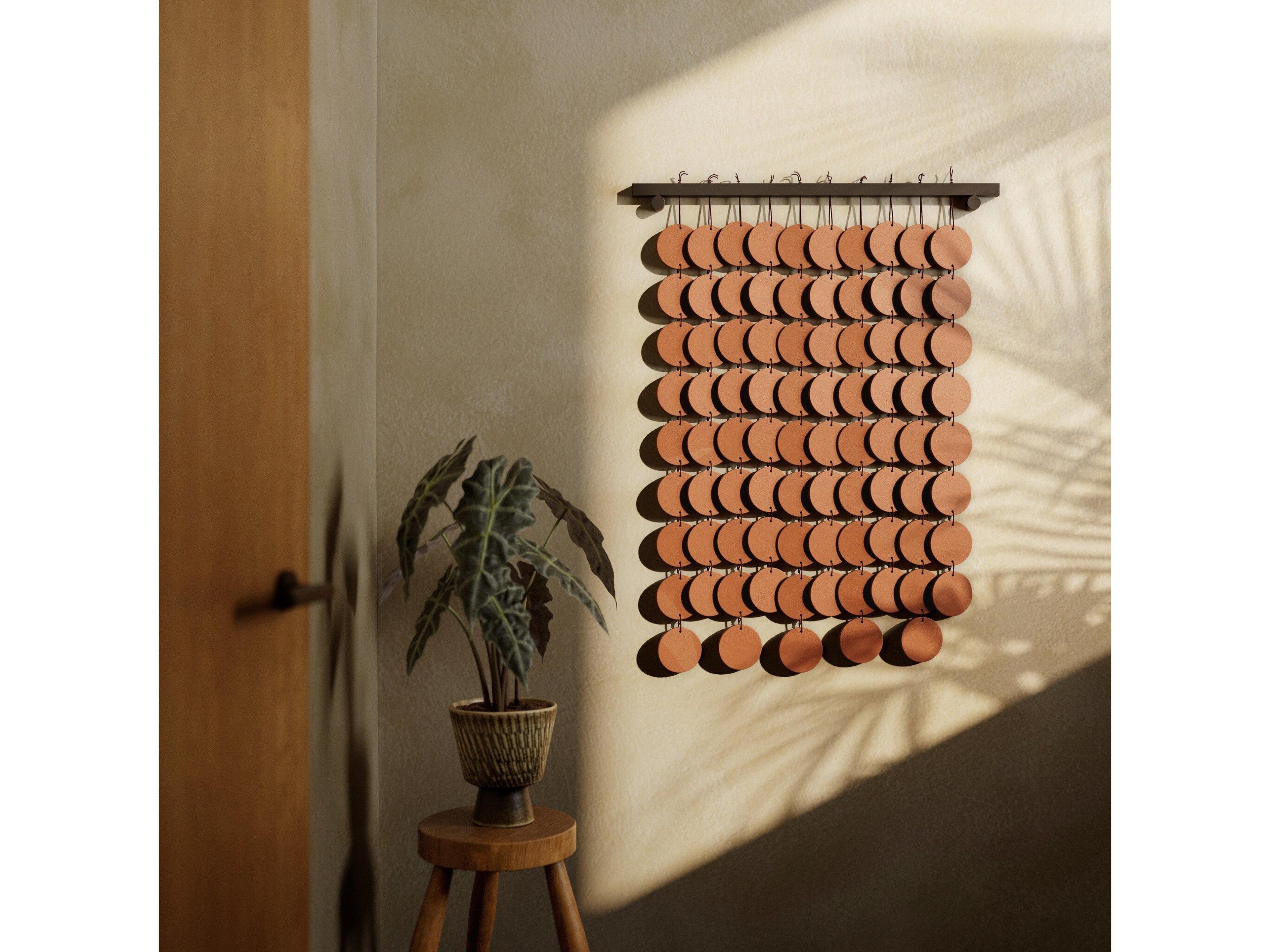 Four Hands Marlow Ceramic Terracotta  3D Wall Art