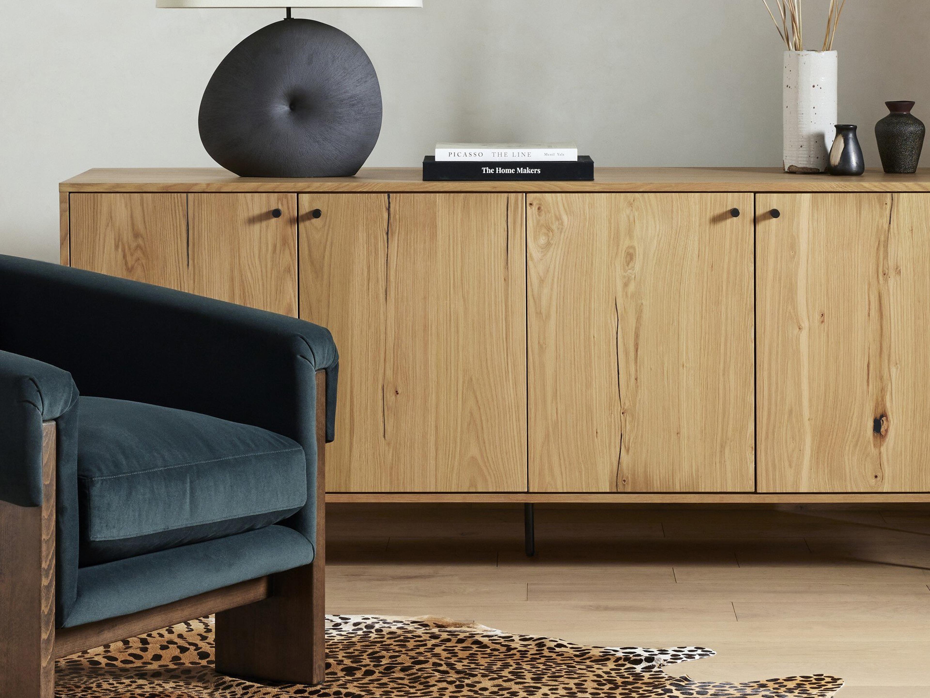 Four Hands Mateo Animal Print Area Rug