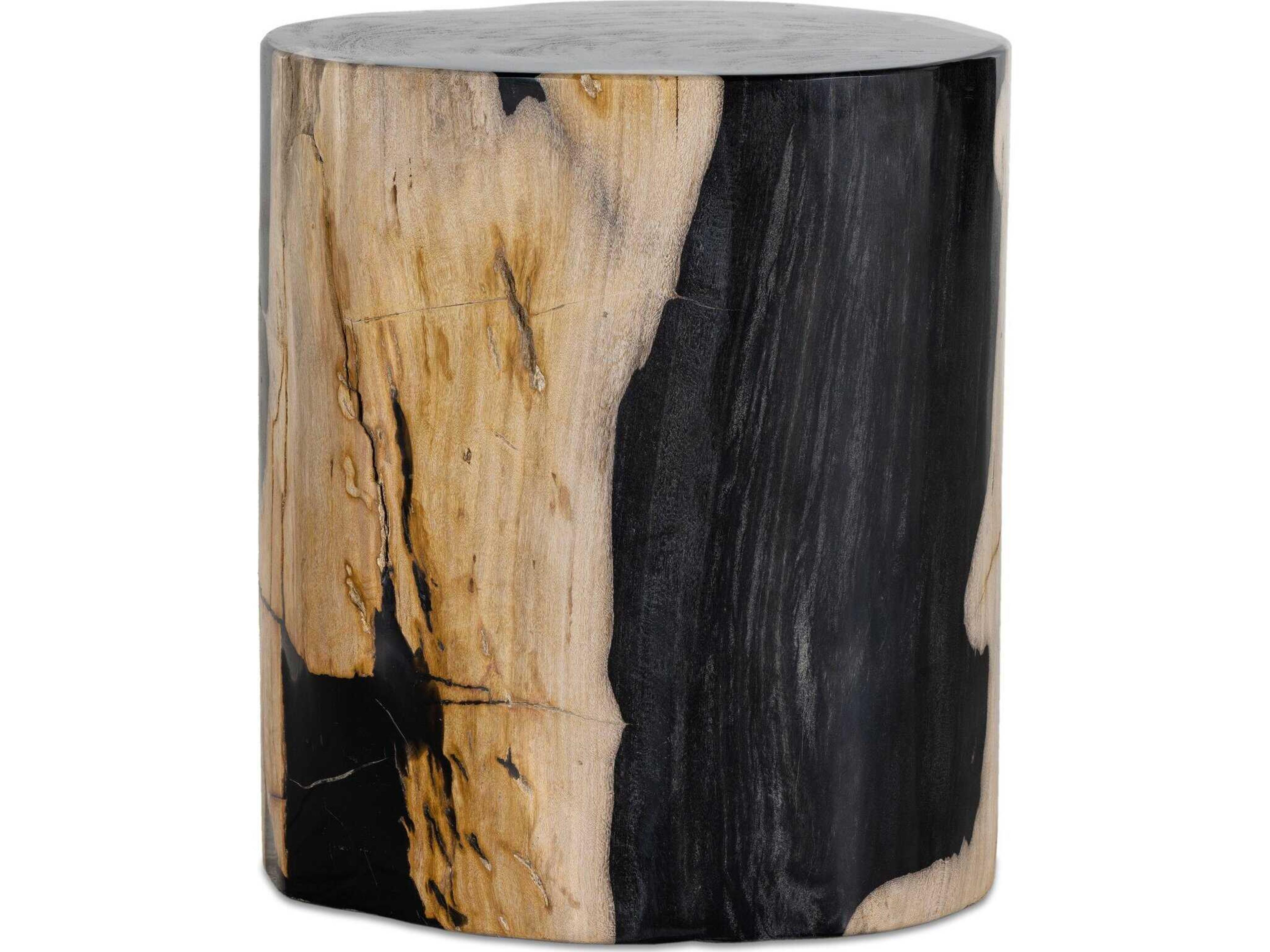 Kos End Table Palu Collection Petrified Wood