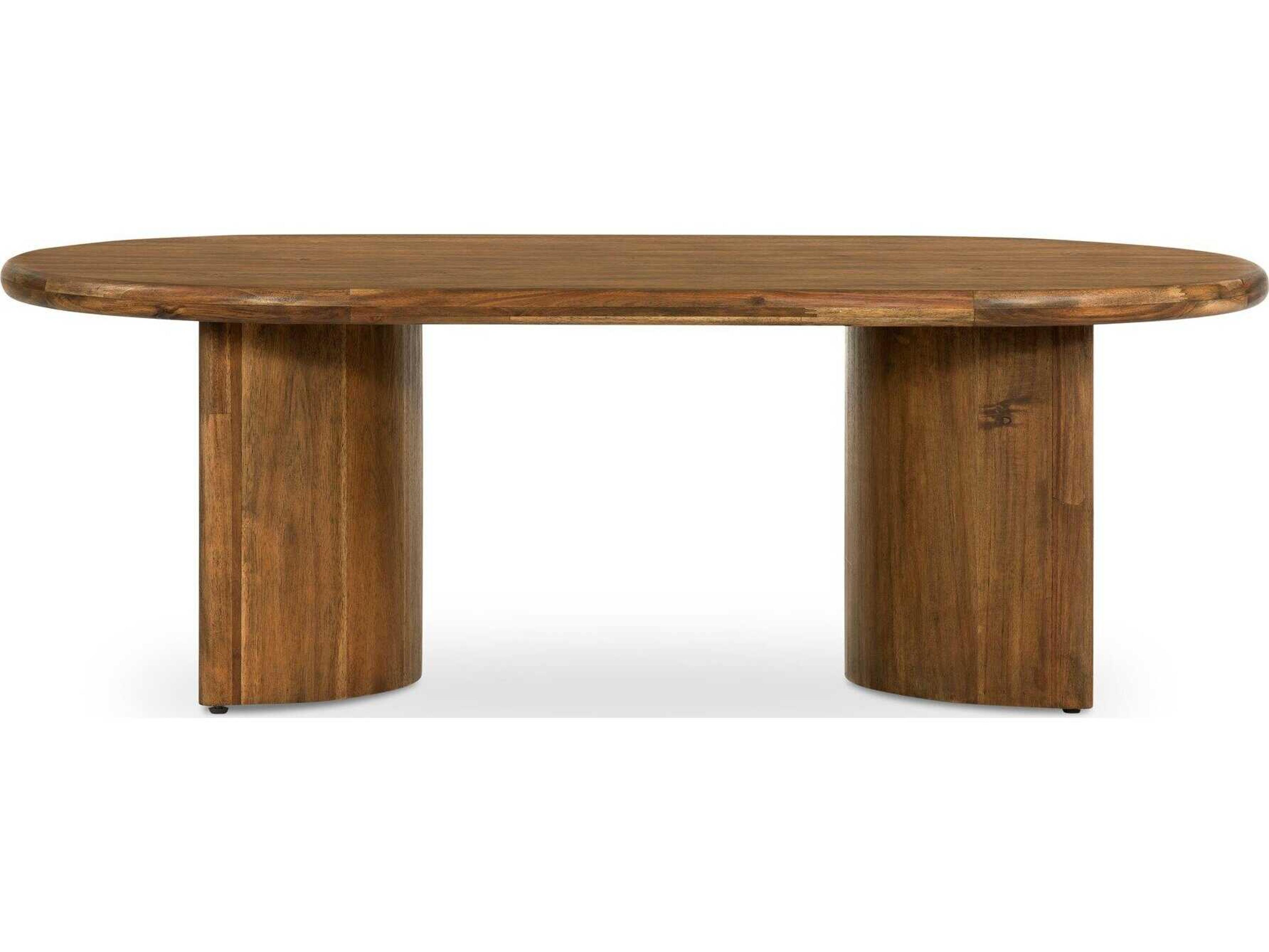 Four Hands Haiden Paden Seasoned Brown Acacia Coffee Table