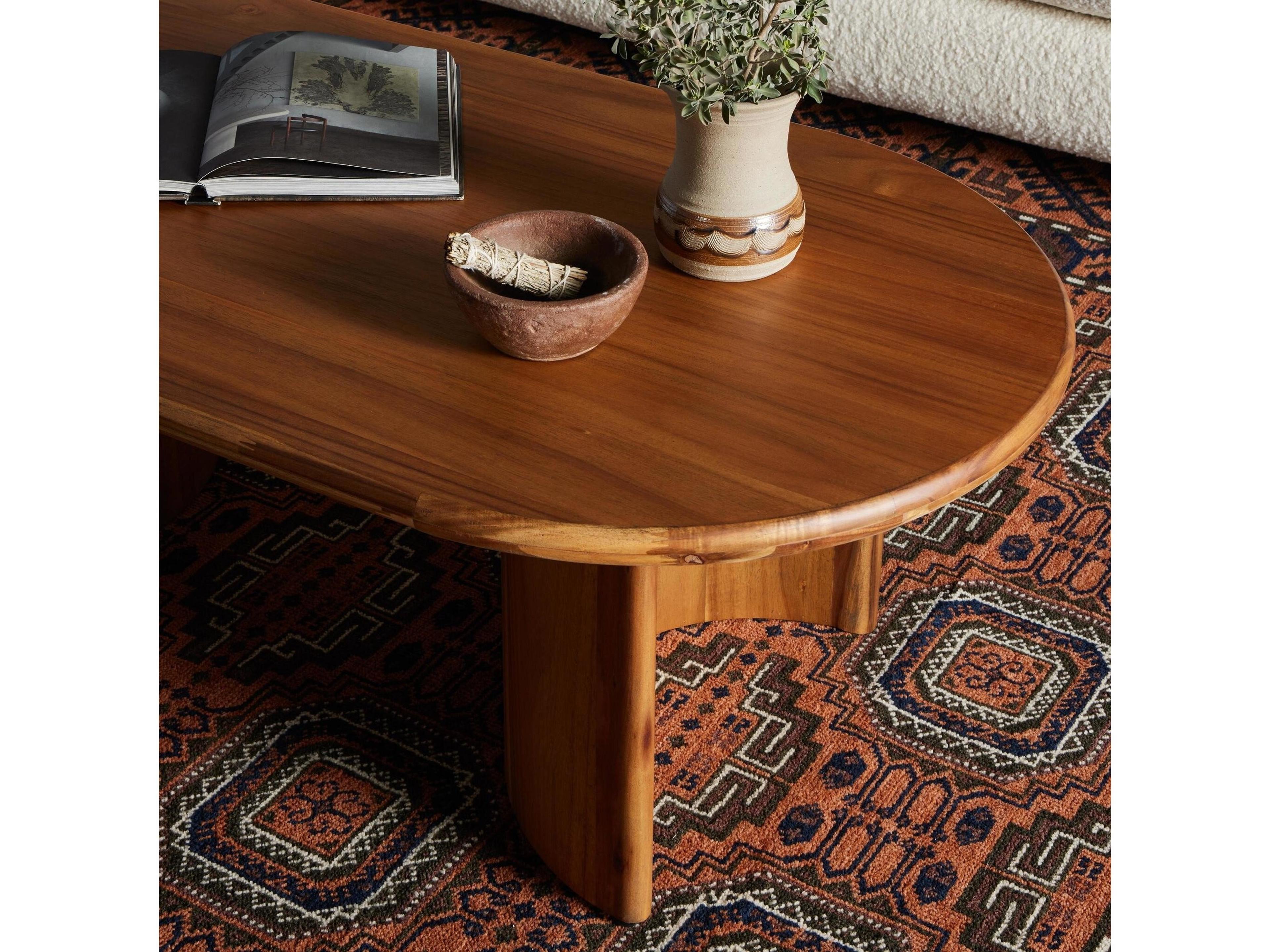 Four Hands Haiden Paden Sandy Acacia Coffee Table