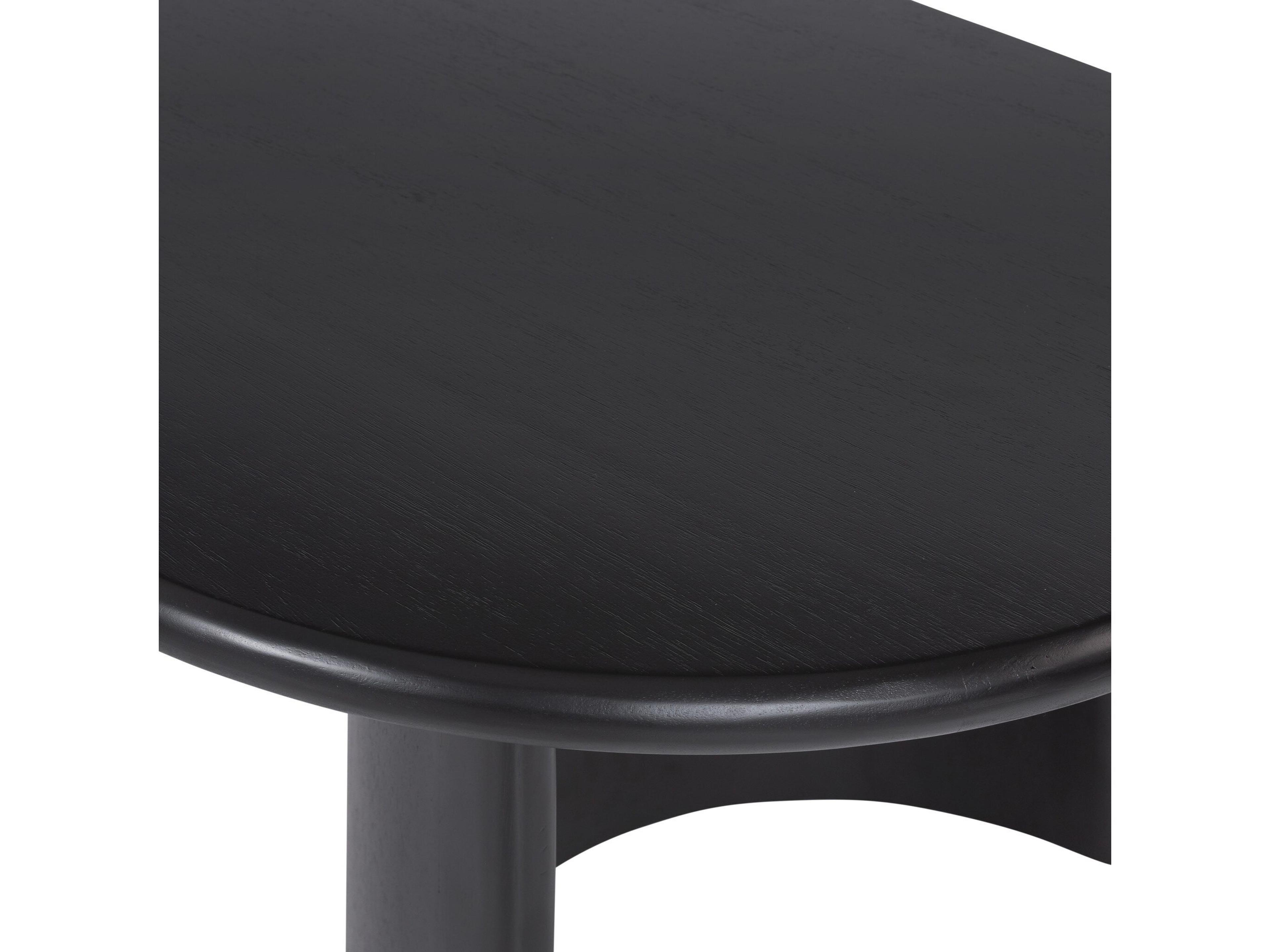 Four Hands Haiden Paden Aged Black Acacia Coffee Table