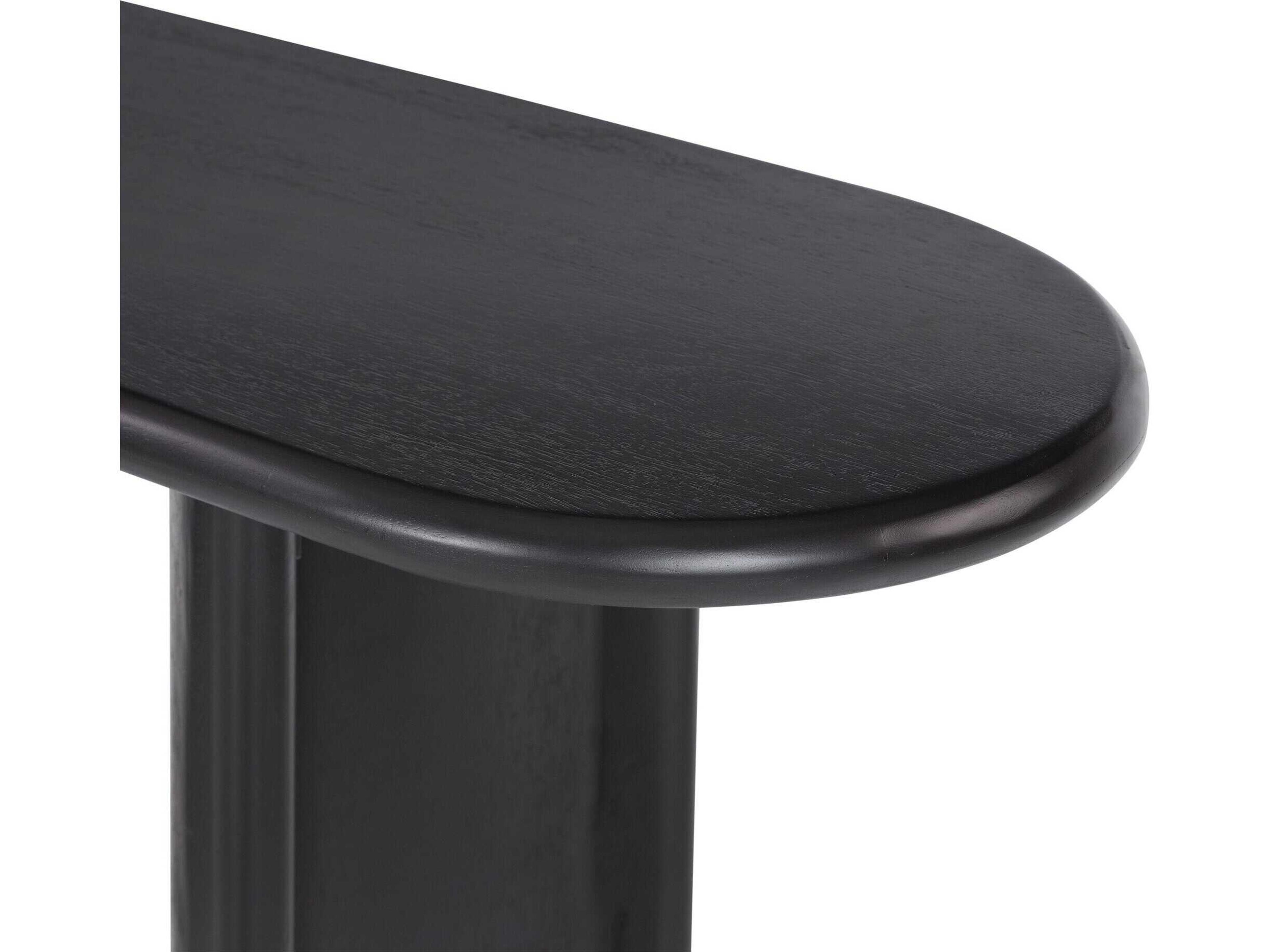 Four Hands Haiden Paden Aged Black Acacia Console Table