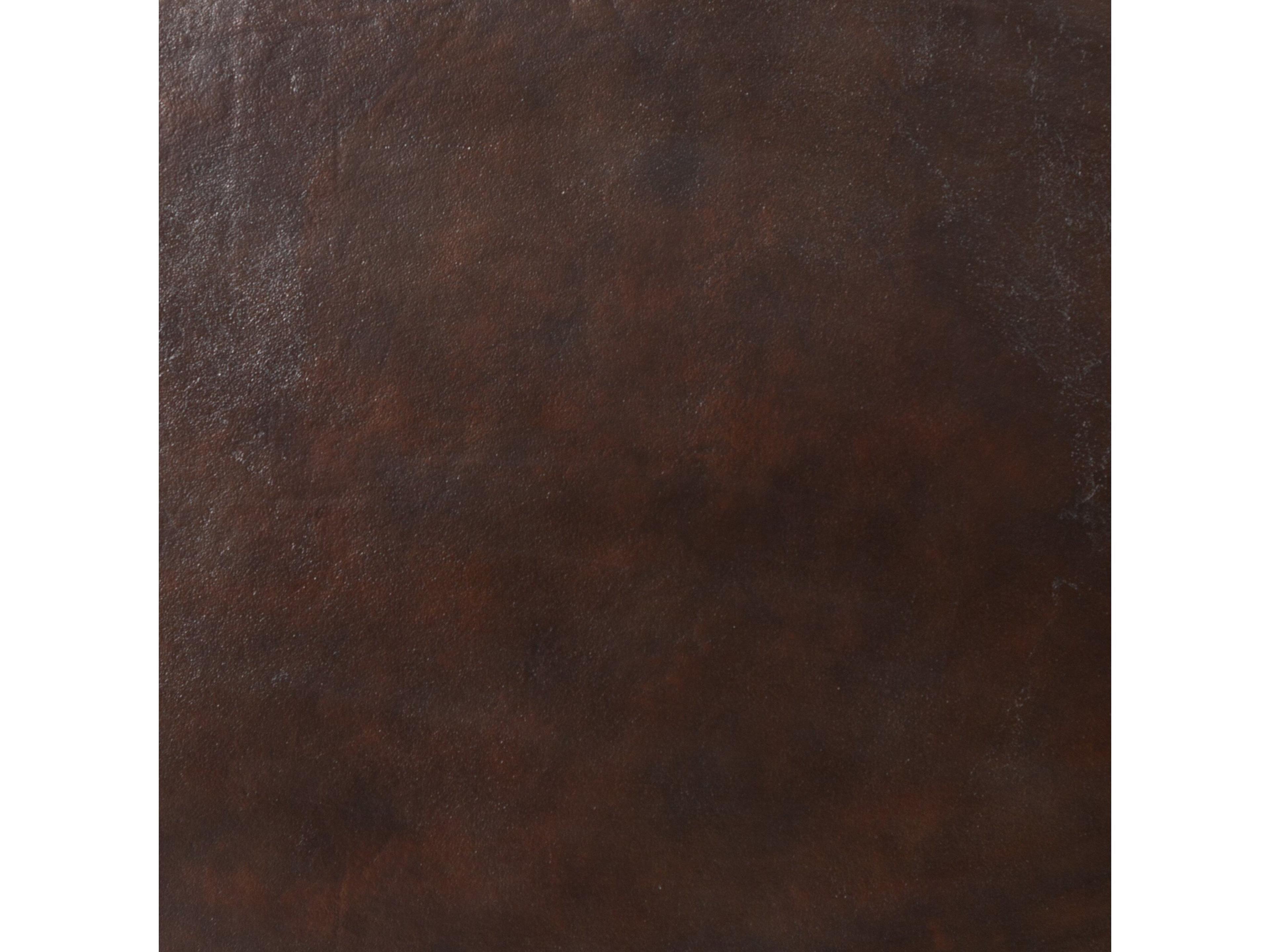 Four Hands Marlow Simone Oval Metal Antique Rust Coffee Table