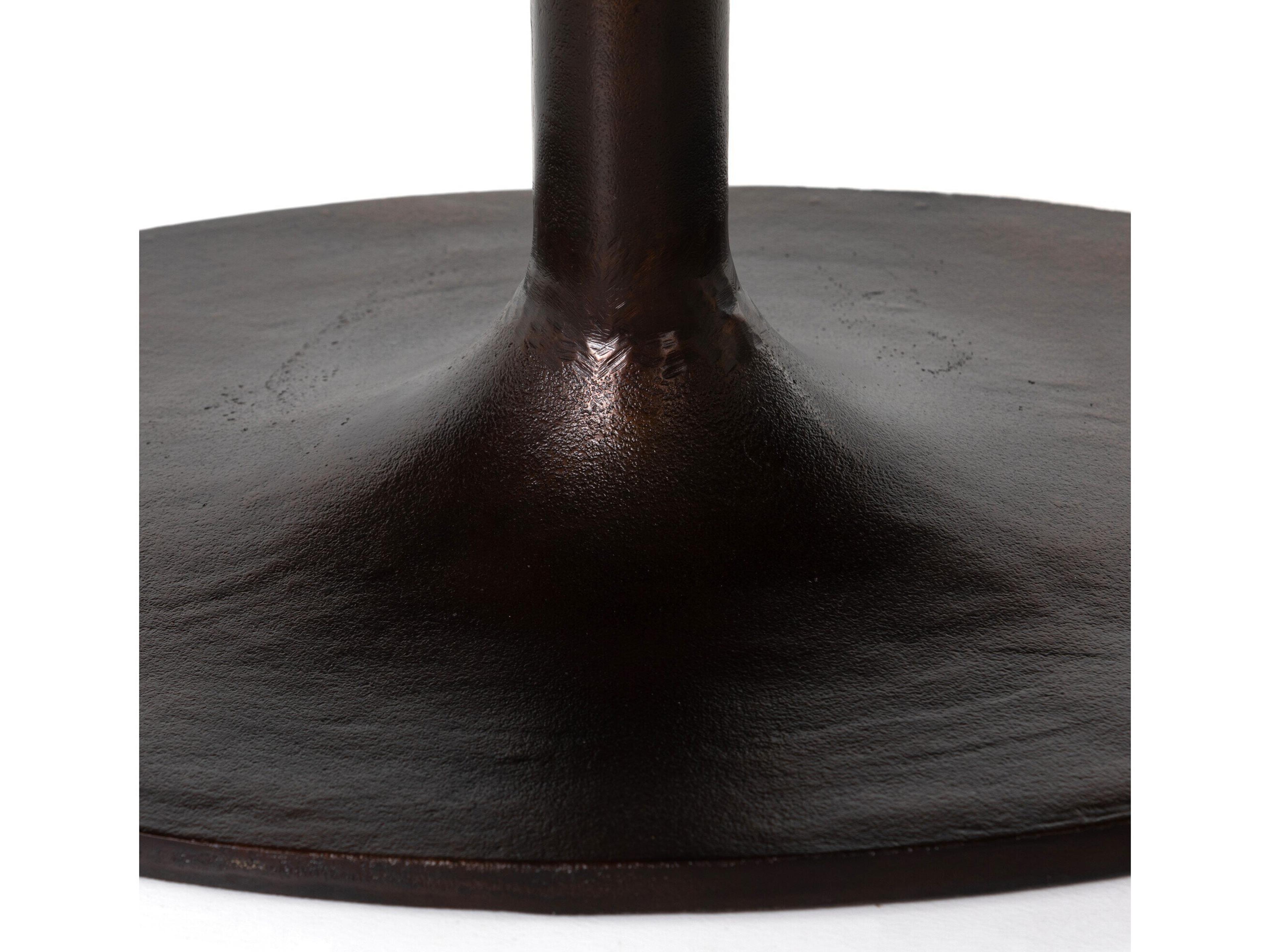 Luxecor Globetrotter Simone Oval Metal Antique Rust Coffee Table